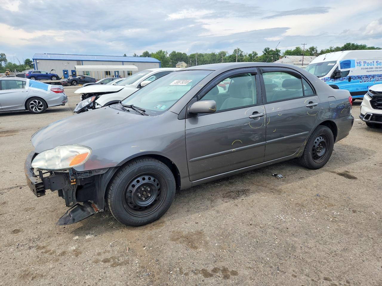 2006 Toyota Corolla Le Gray vin: 2T1BR32E36C582733
