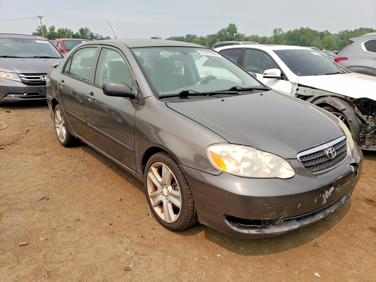 2006 Toyota Corolla Ce Серый vin: 2T1BR32E36C593120
