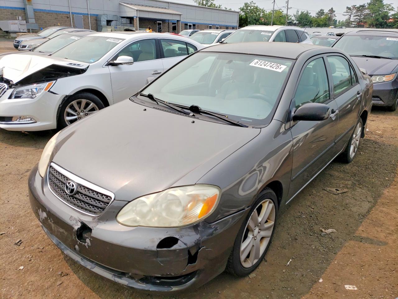 2006 Toyota Corolla Ce Gray vin: 2T1BR32E36C593120