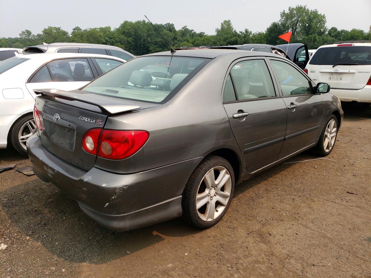 2006 Toyota Corolla Ce Серый vin: 2T1BR32E36C593120