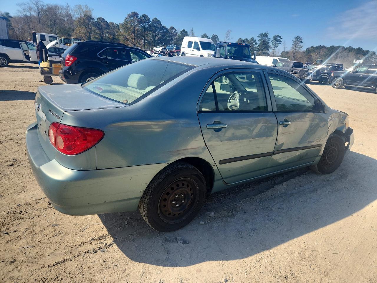 2006 Toyota Corolla Ce Blue vin: 2T1BR32E36C594204