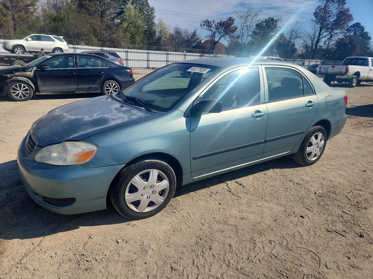 2006 Toyota Corolla Ce Blue vin: 2T1BR32E36C594204