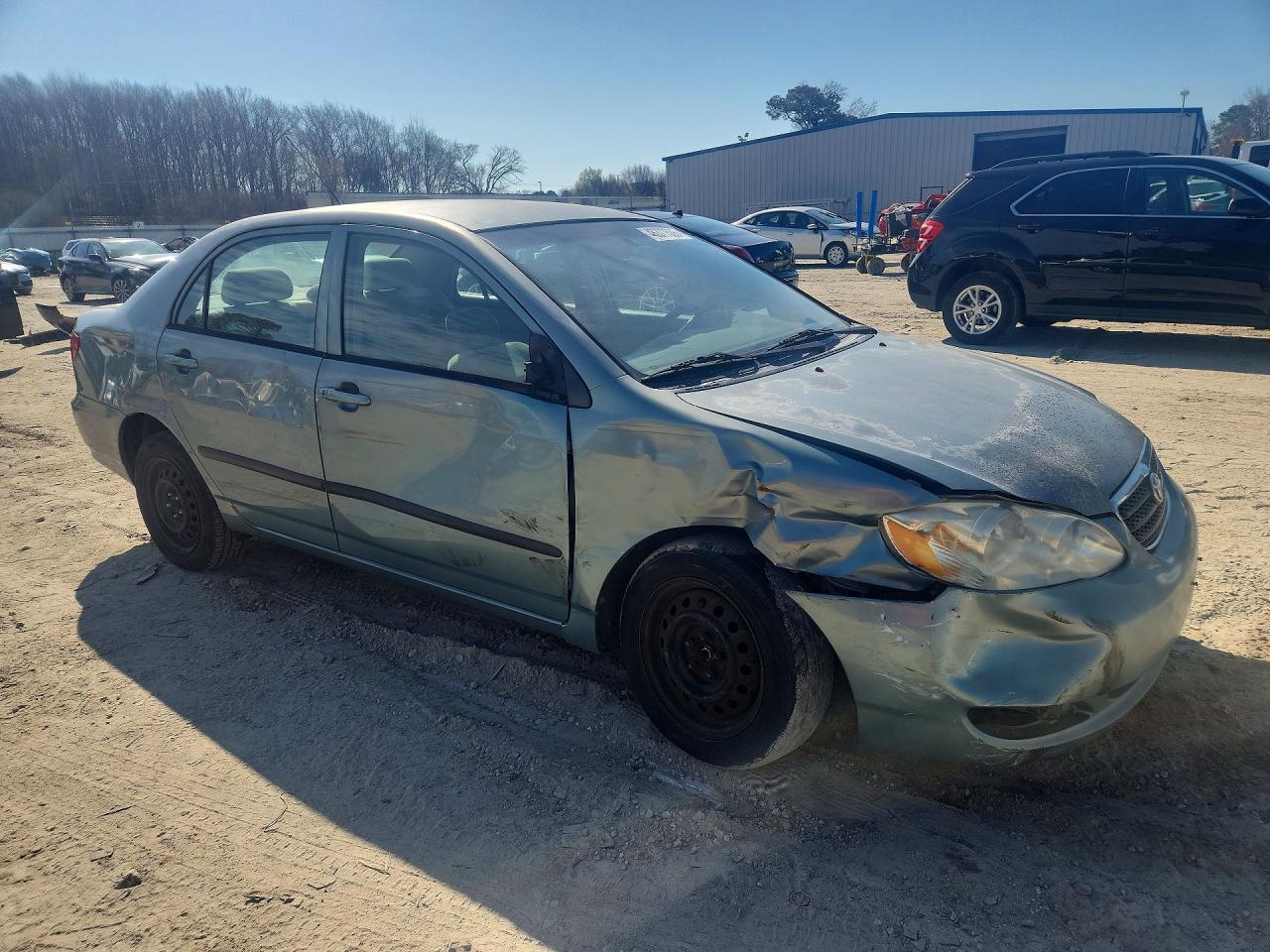 2006 Toyota Corolla Ce Blue vin: 2T1BR32E36C594204