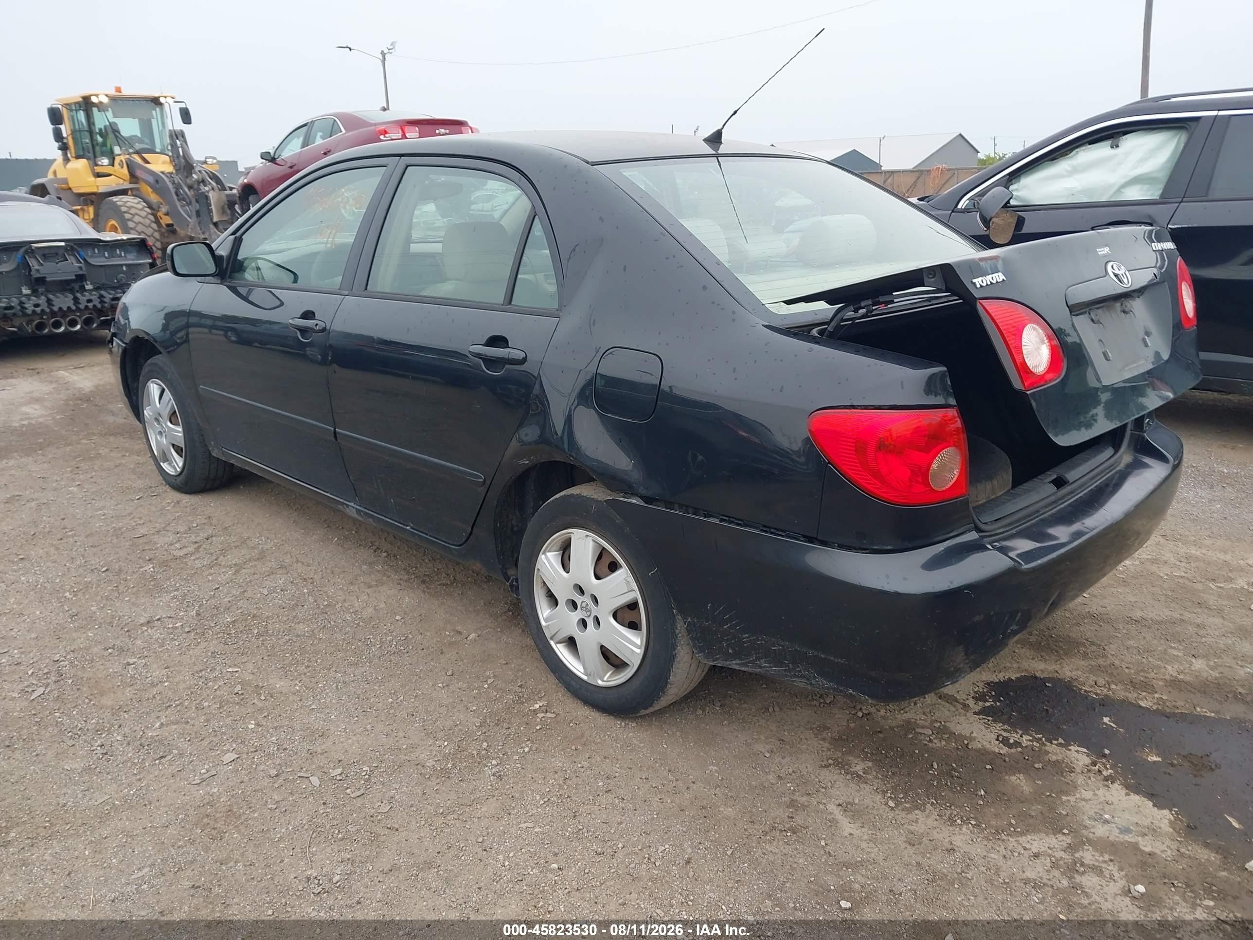 2006 Toyota Corolla Le Black vin: 2T1BR32E36C596440