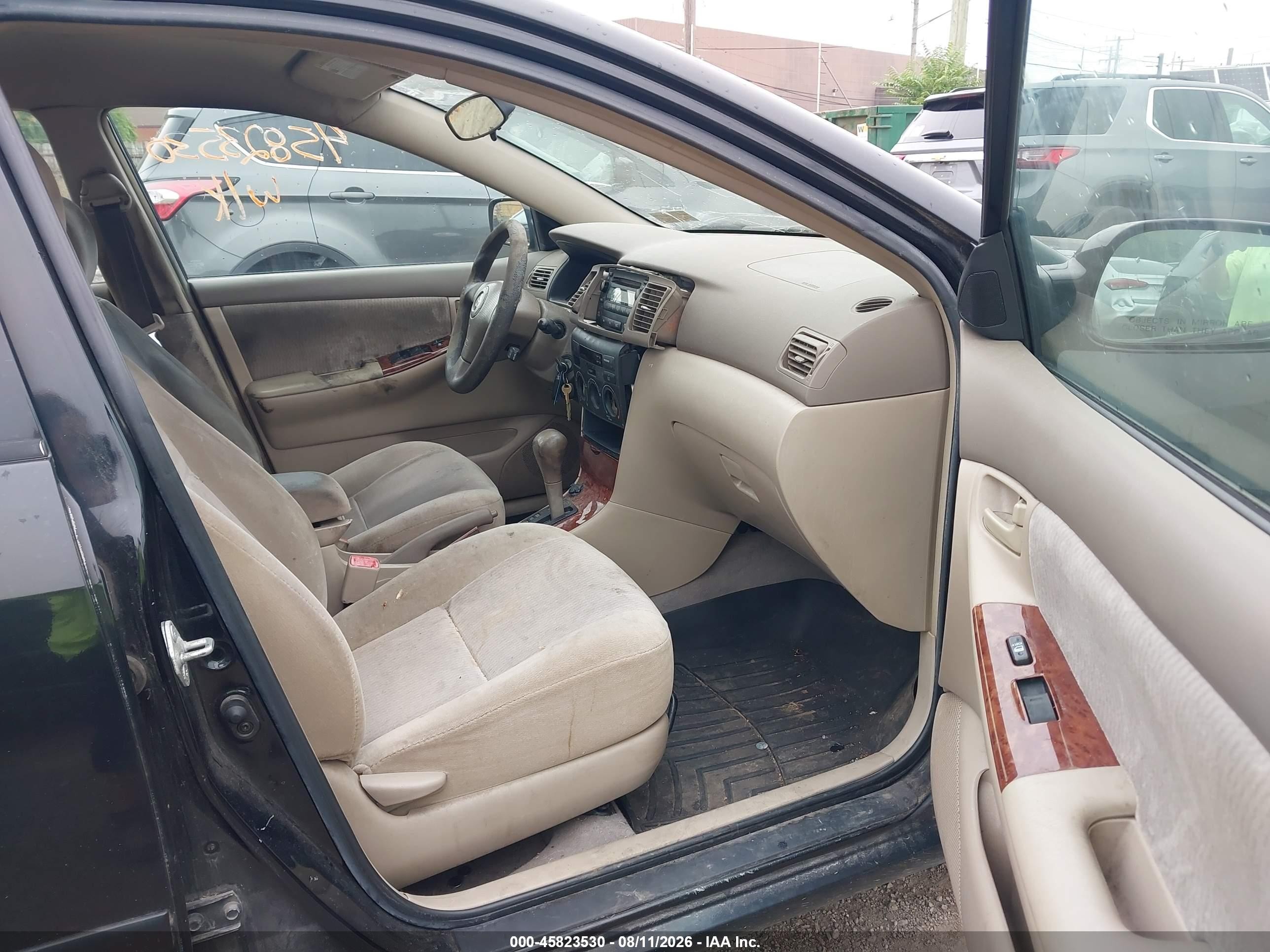 2006 Toyota Corolla Le Black vin: 2T1BR32E36C596440