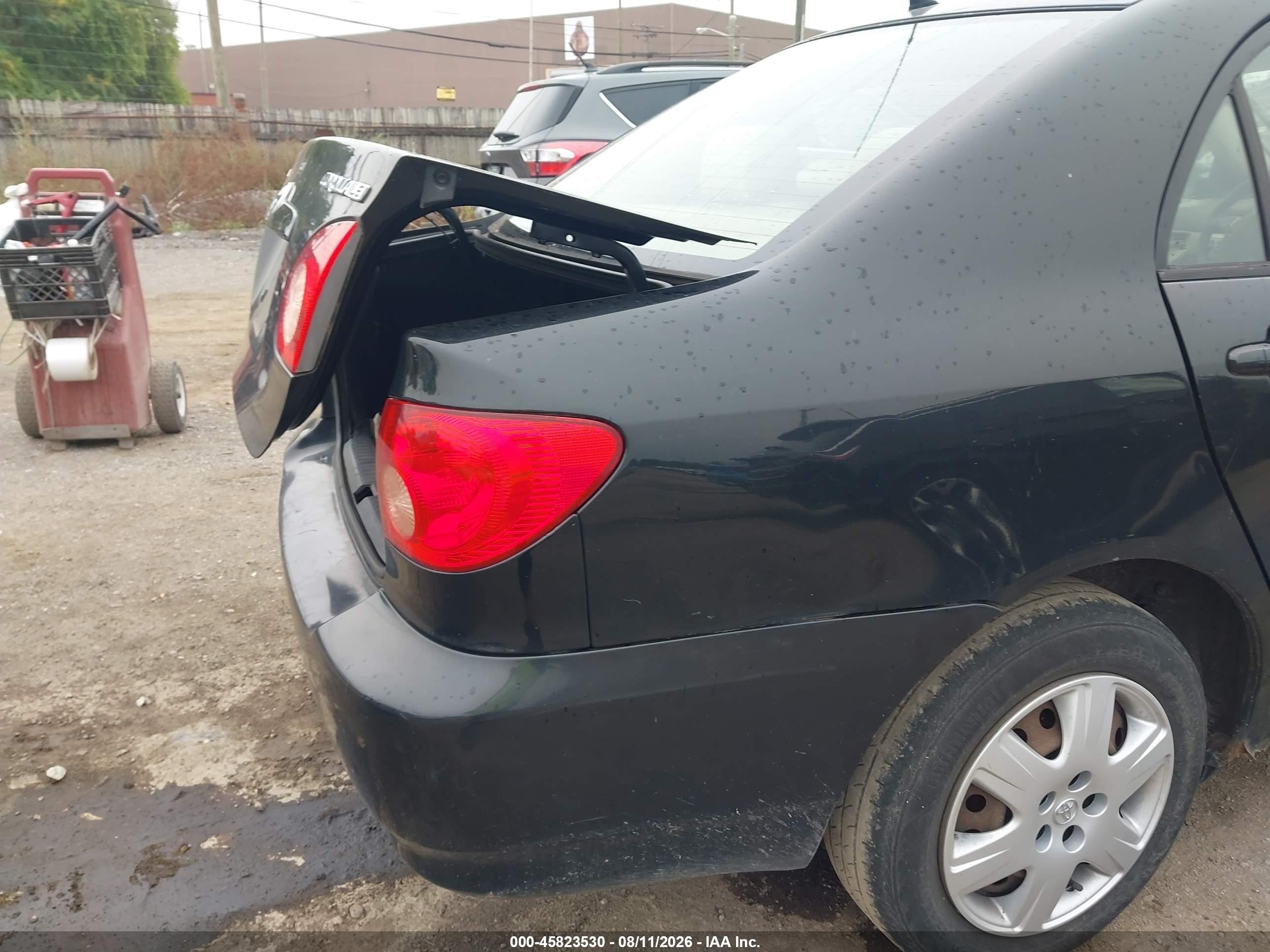 2006 Toyota Corolla Le Black vin: 2T1BR32E36C596440