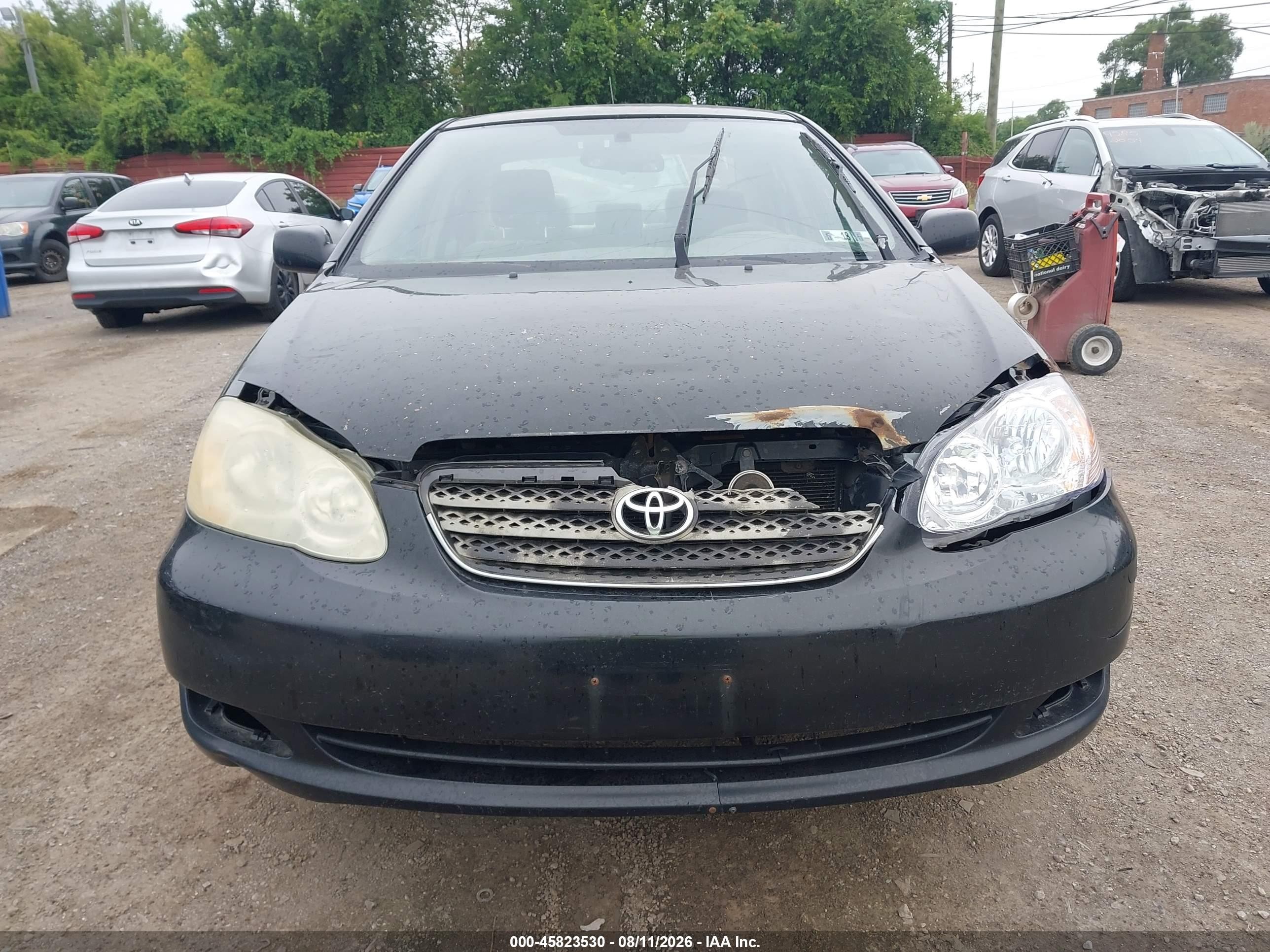 2006 Toyota Corolla Le Black vin: 2T1BR32E36C596440