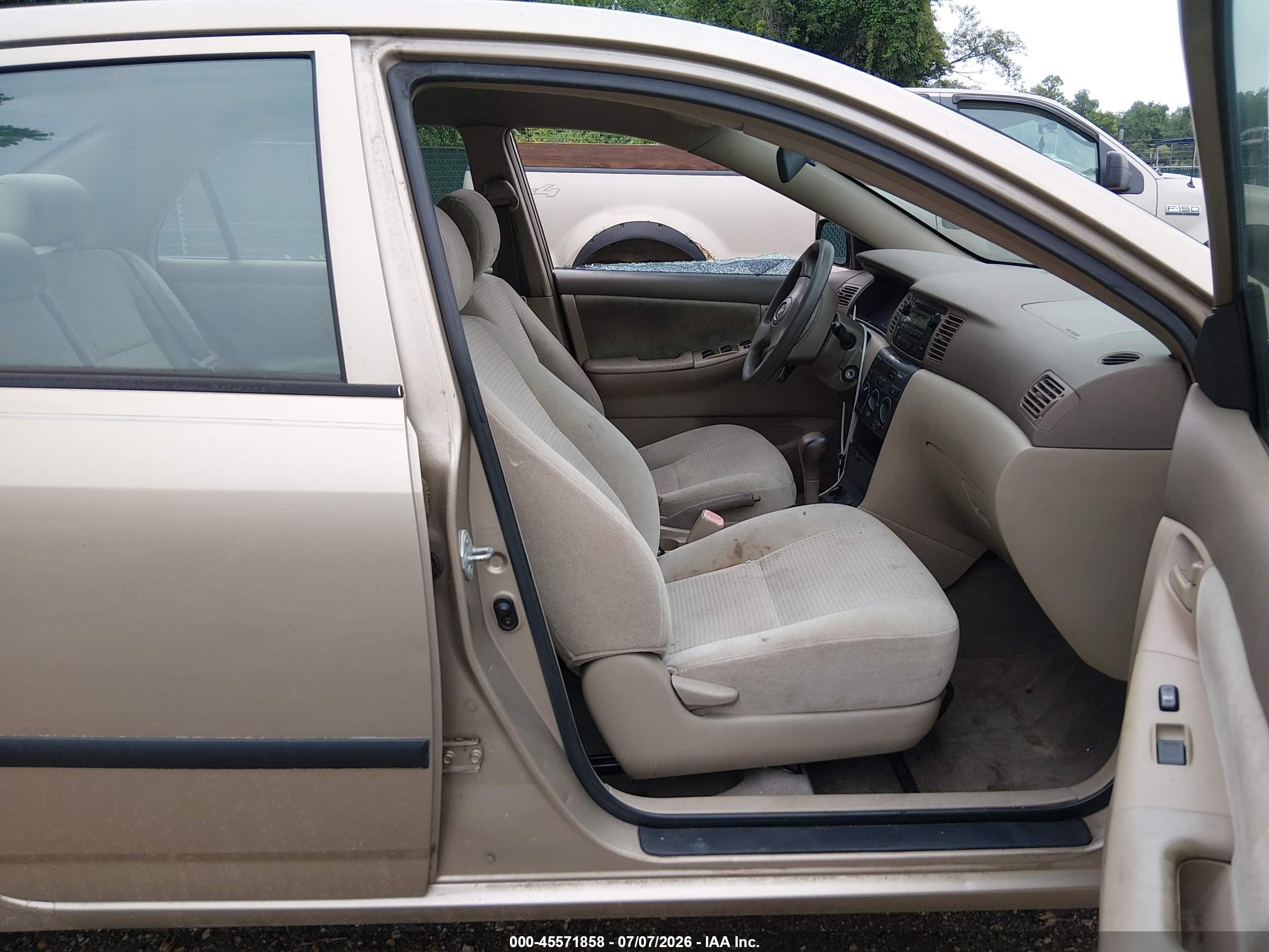 2006 Toyota Corolla Ce Gold vin: 2T1BR32E36C597426