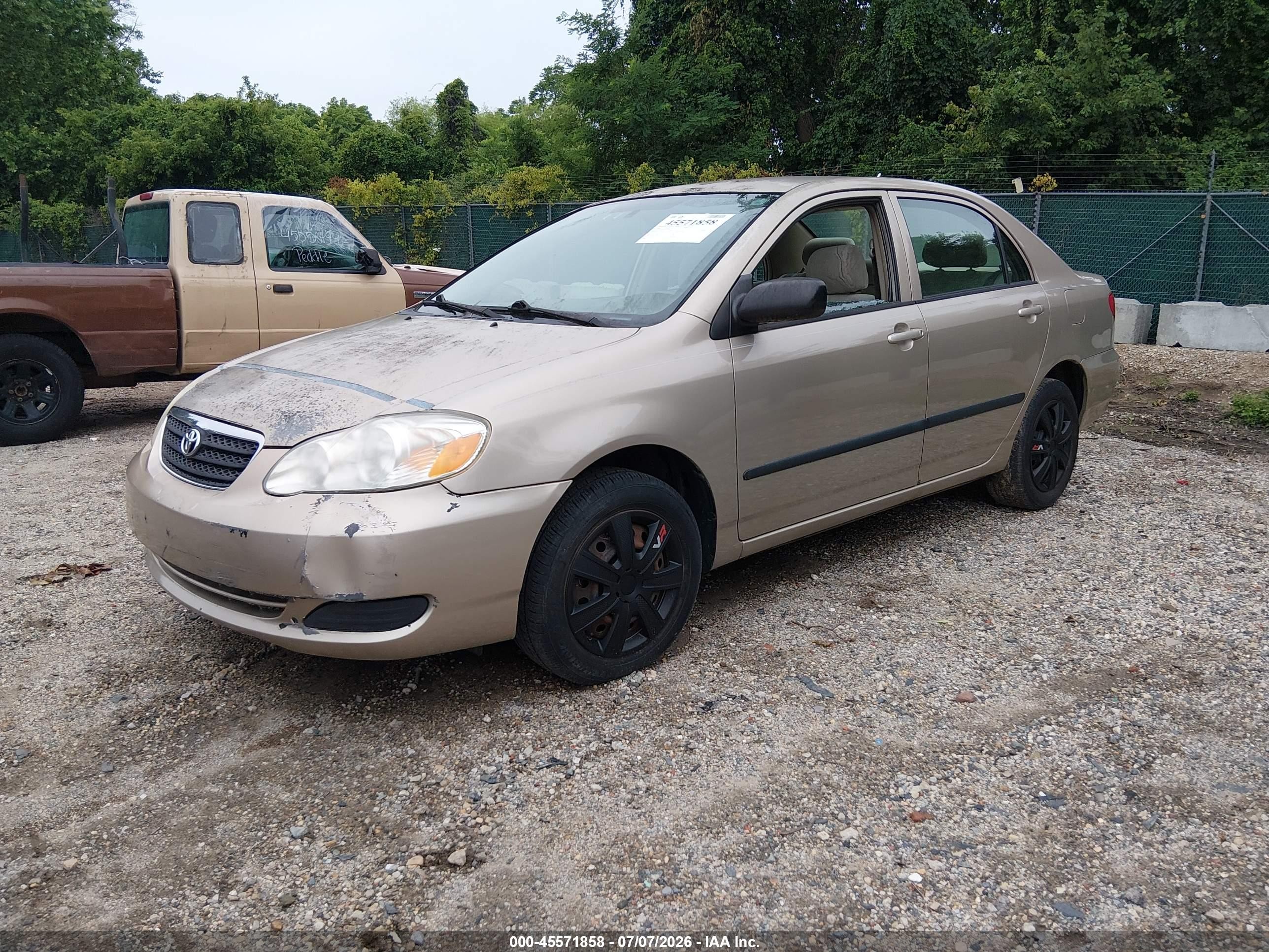 2006 Toyota Corolla Ce Gold vin: 2T1BR32E36C597426