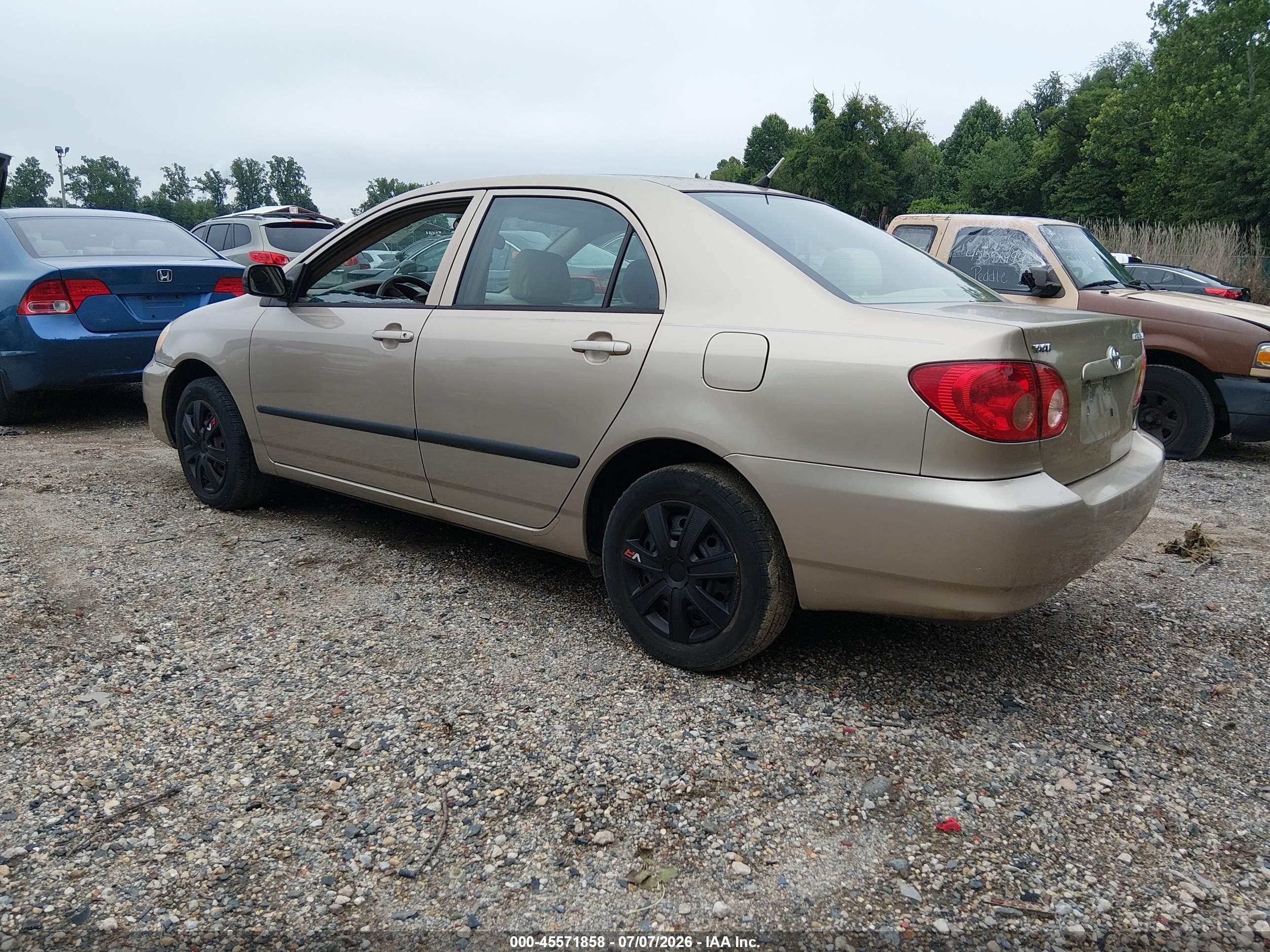 2006 Toyota Corolla Ce Gold vin: 2T1BR32E36C597426