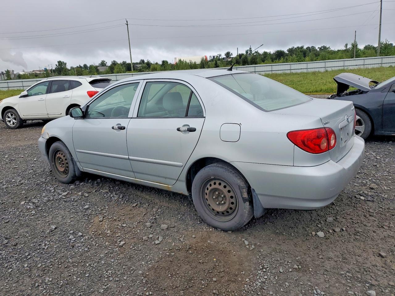 2006 Toyota Corolla Ce Silver vin: 2T1BR32E36C597524