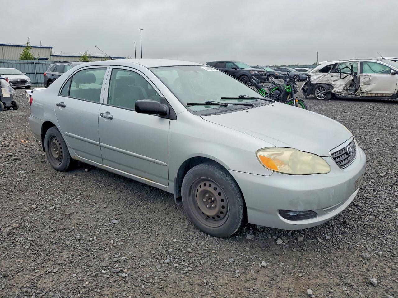 2006 Toyota Corolla Ce Silver vin: 2T1BR32E36C597524