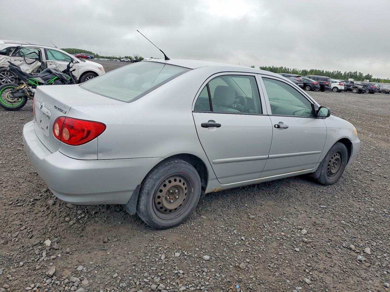 2006 Toyota Corolla Ce Silver vin: 2T1BR32E36C597524