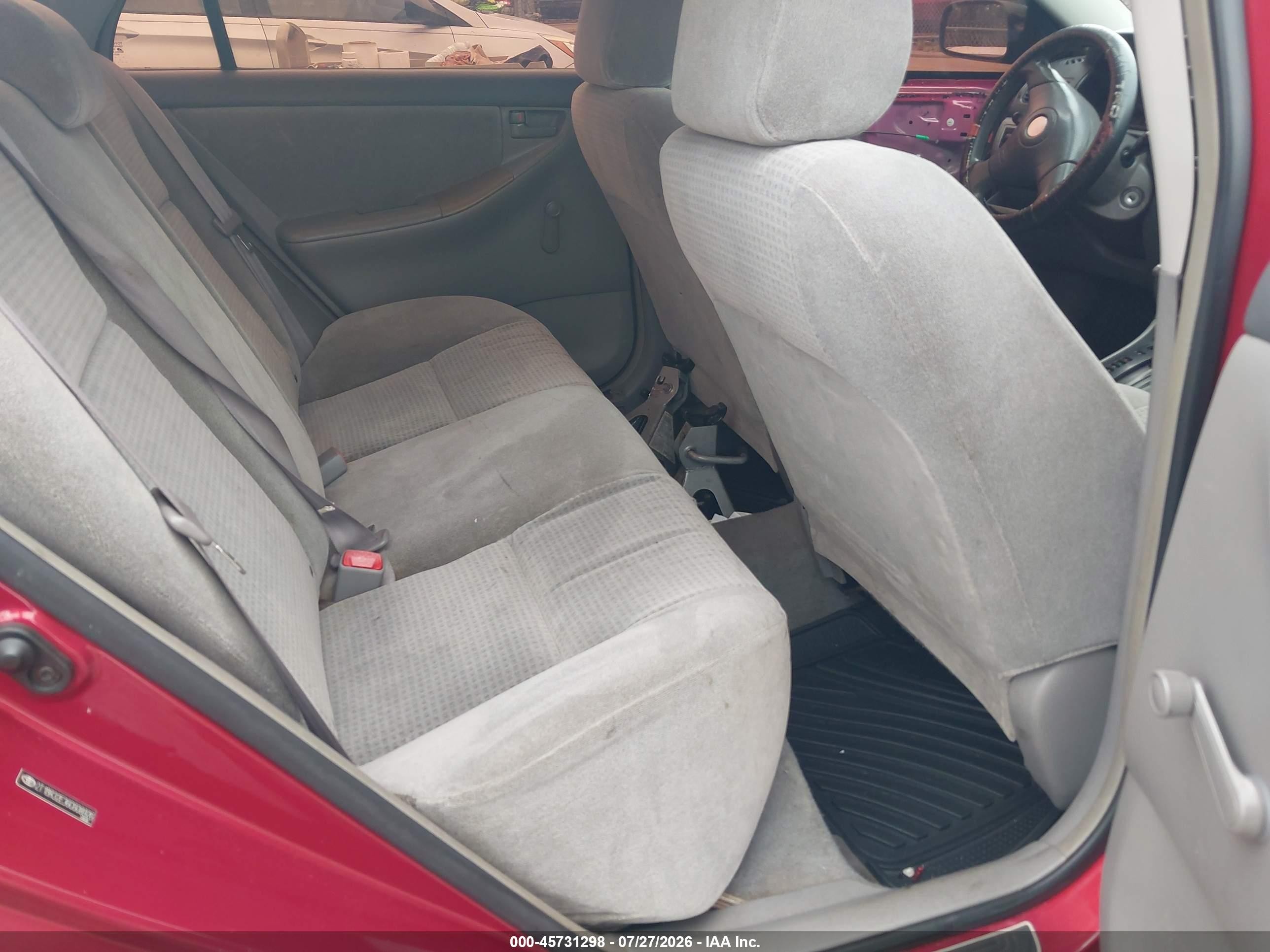 2006 Toyota Corolla Ce Red vin: 2T1BR32E36C608926
