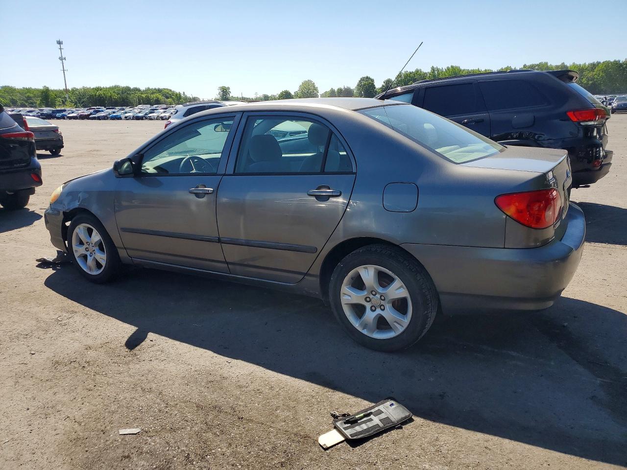 2006 Toyota Corolla Ce Gray vin: 2T1BR32E36C609333