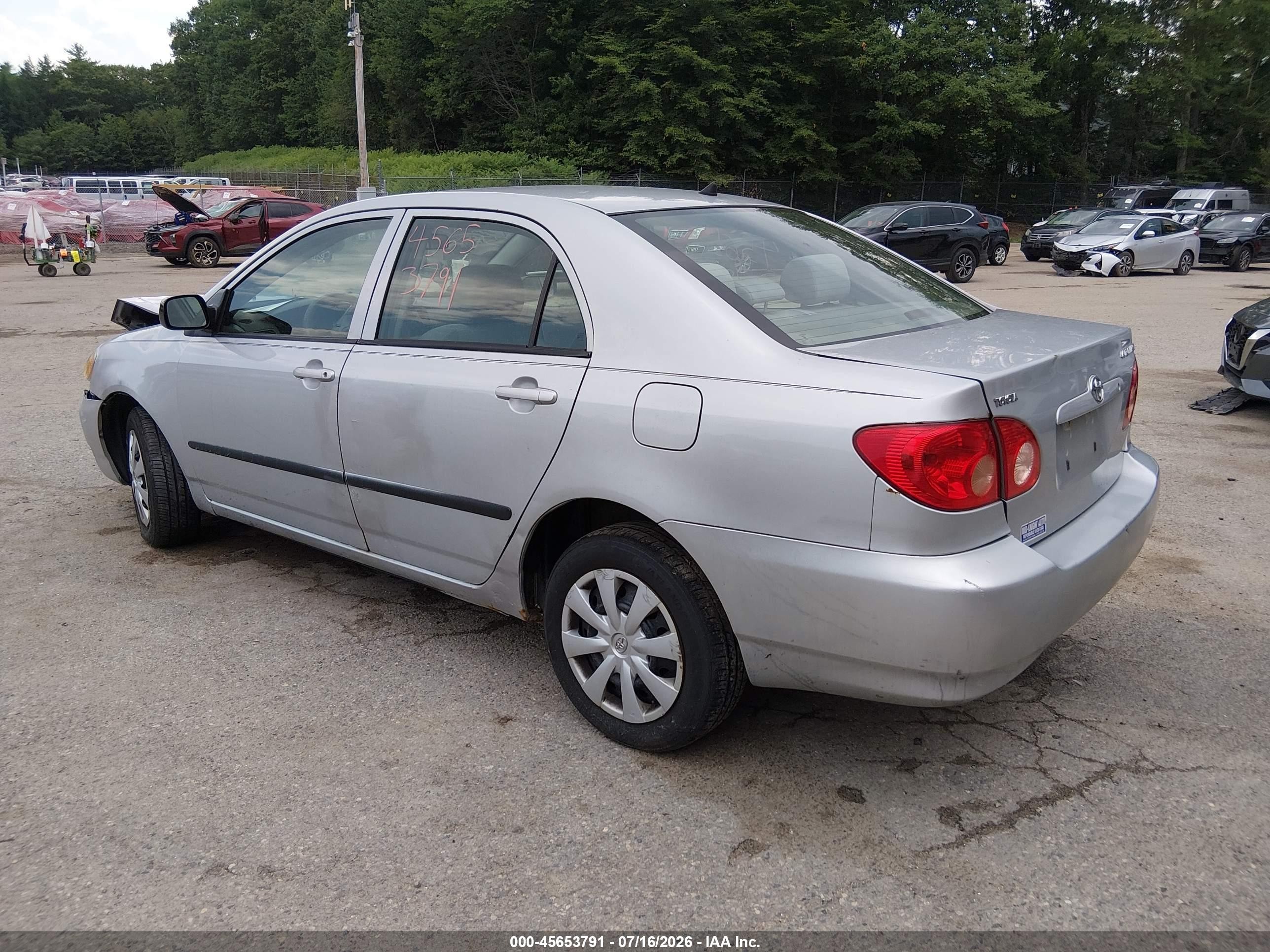 2006 Toyota Corolla Ce Серебряный vin: 2T1BR32E36C625810