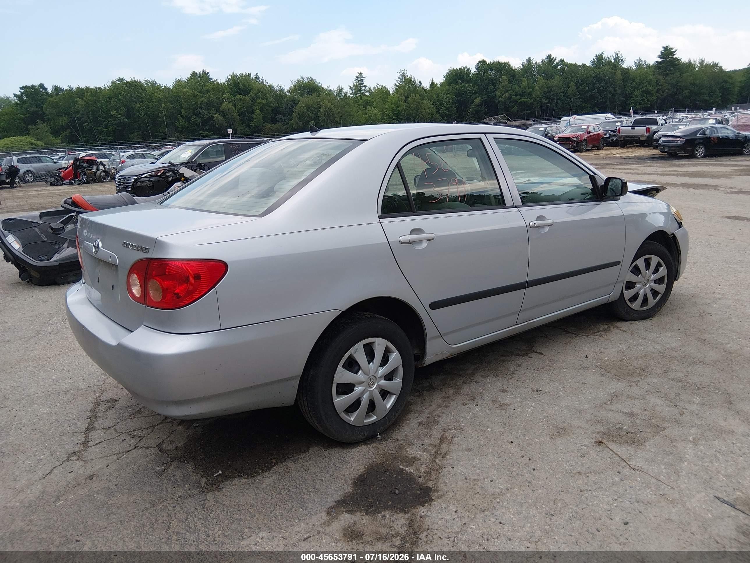 2006 Toyota Corolla Ce Серебряный vin: 2T1BR32E36C625810
