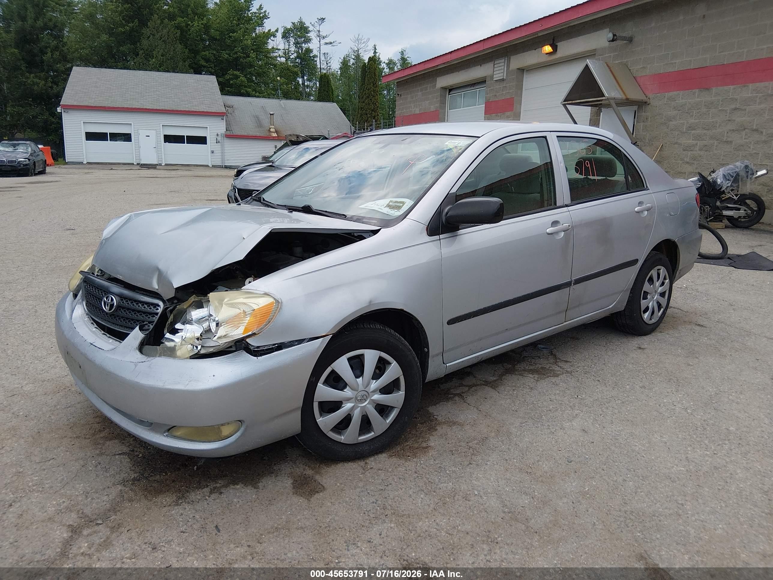 2006 Toyota Corolla Ce Серебряный vin: 2T1BR32E36C625810