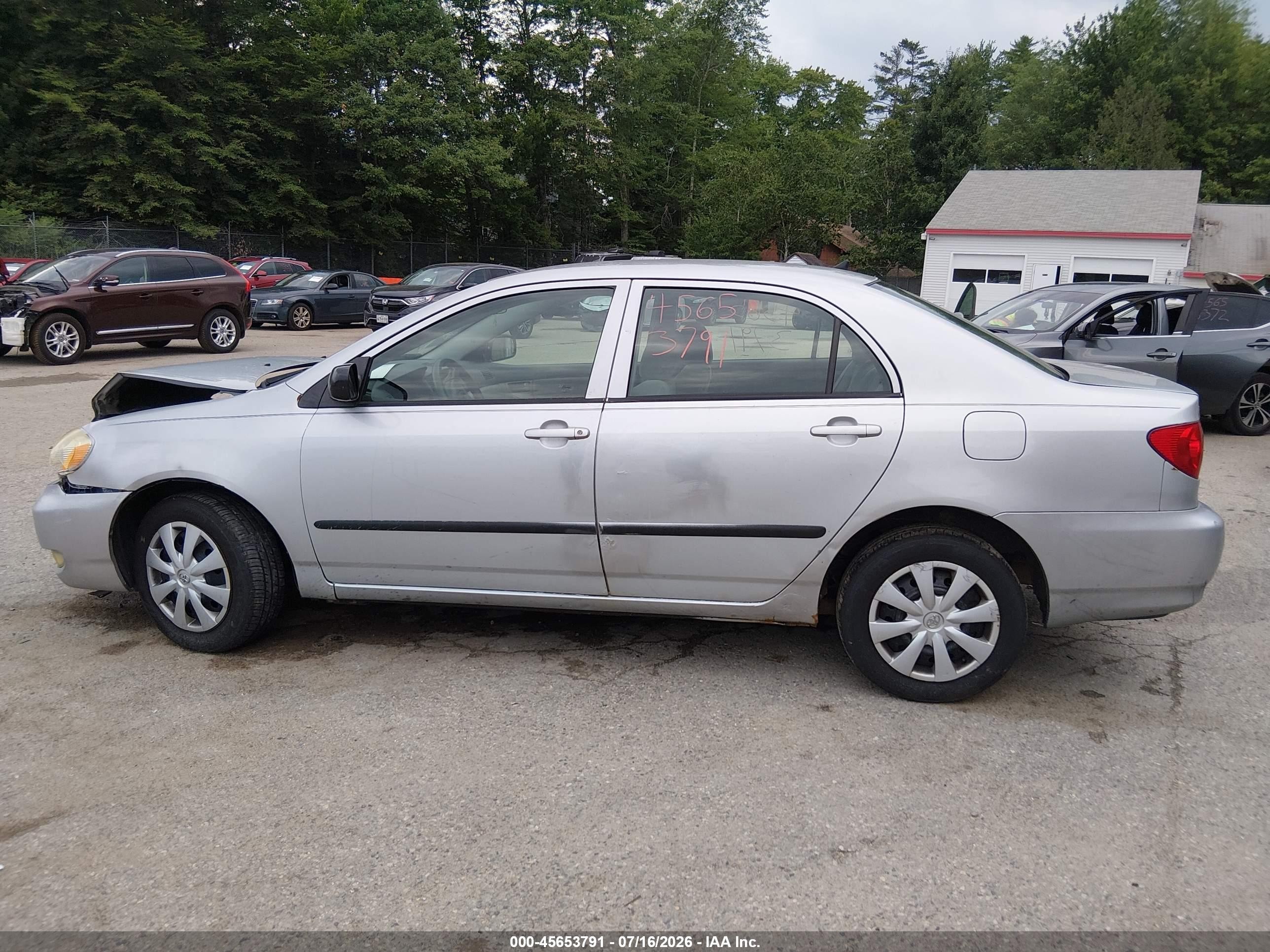 2006 Toyota Corolla Ce Серебряный vin: 2T1BR32E36C625810