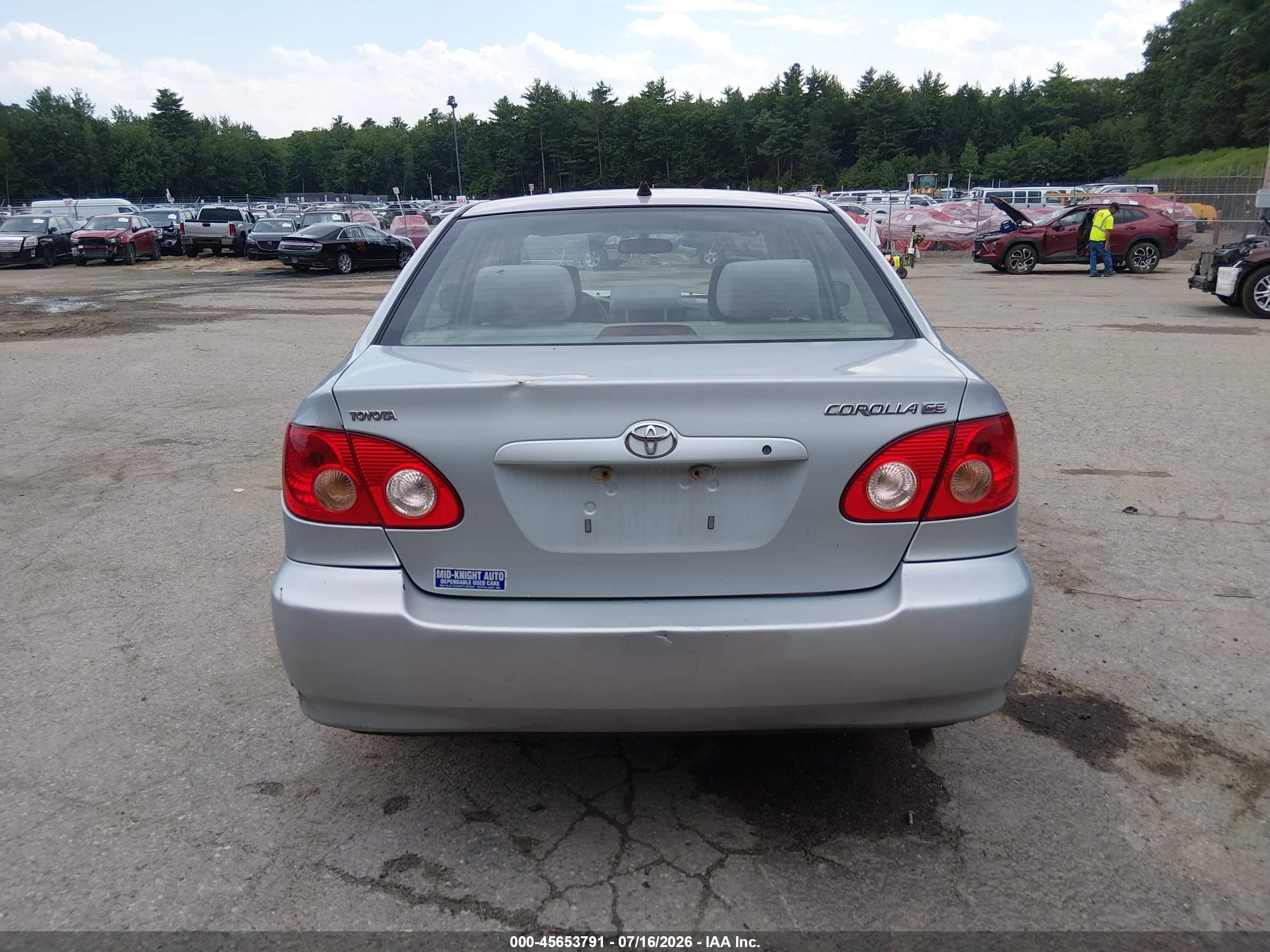 2006 Toyota Corolla Ce Серебряный vin: 2T1BR32E36C625810