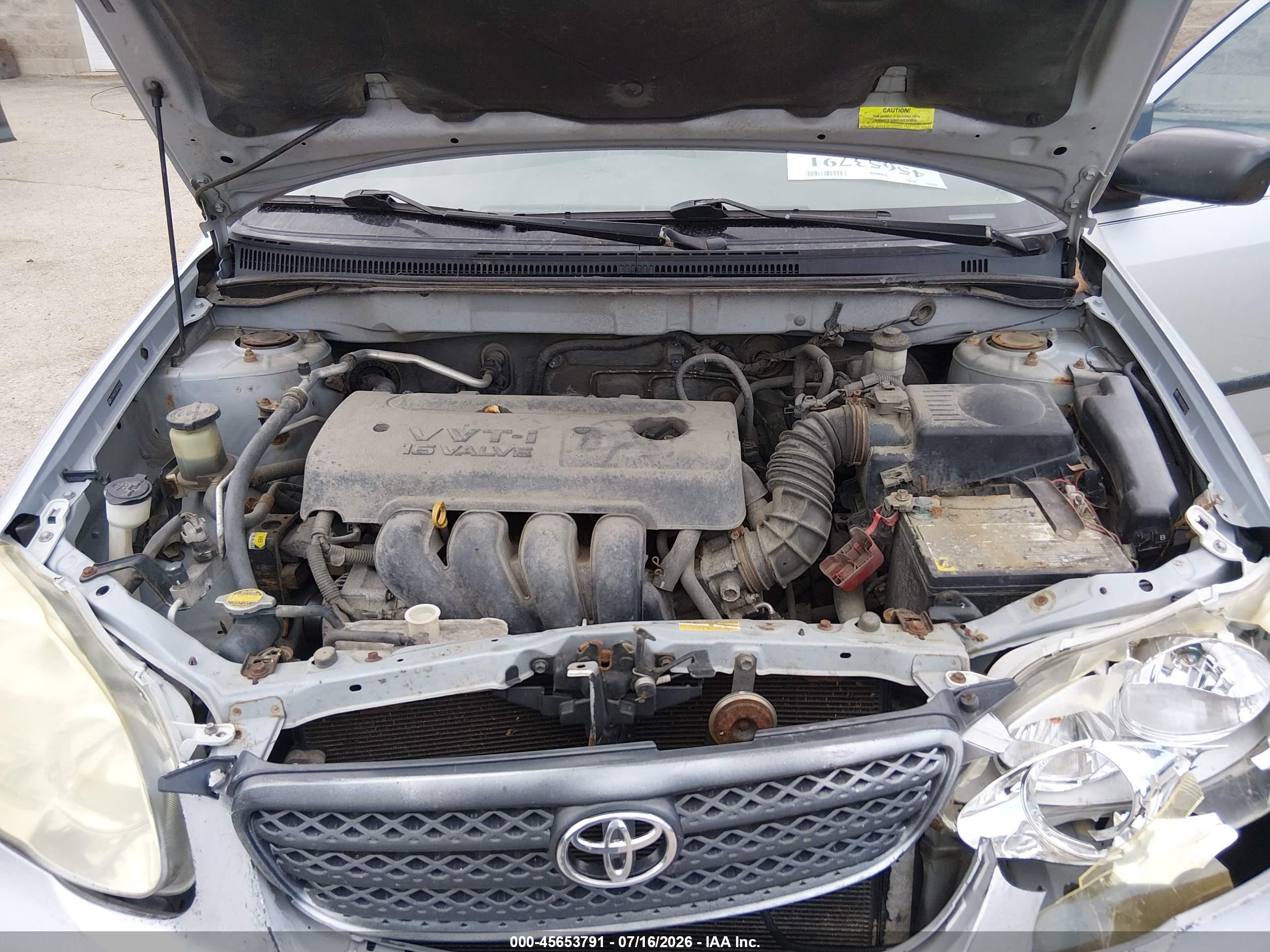 2006 Toyota Corolla Ce Серебряный vin: 2T1BR32E36C625810