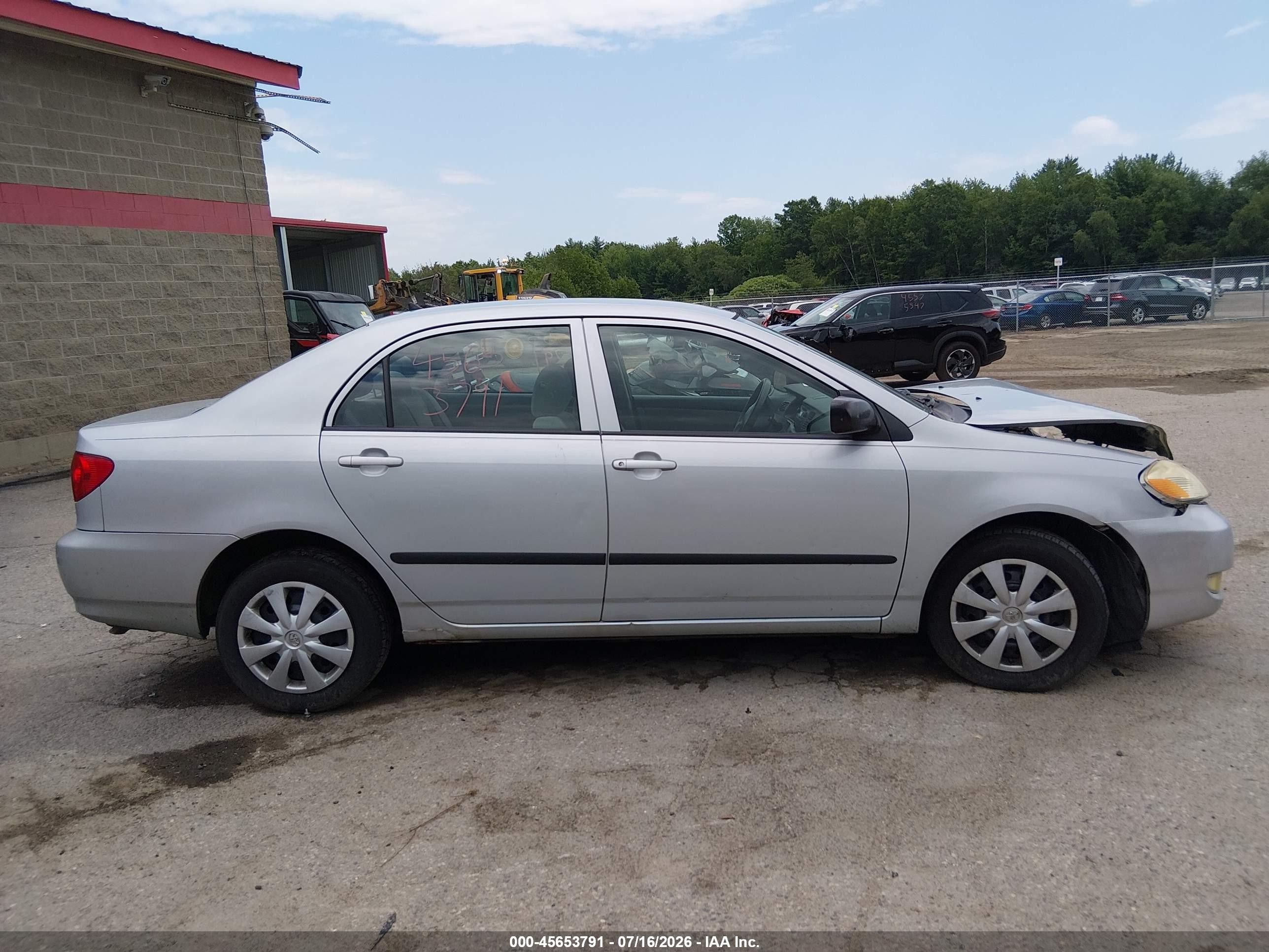 2006 Toyota Corolla Ce Серебряный vin: 2T1BR32E36C625810