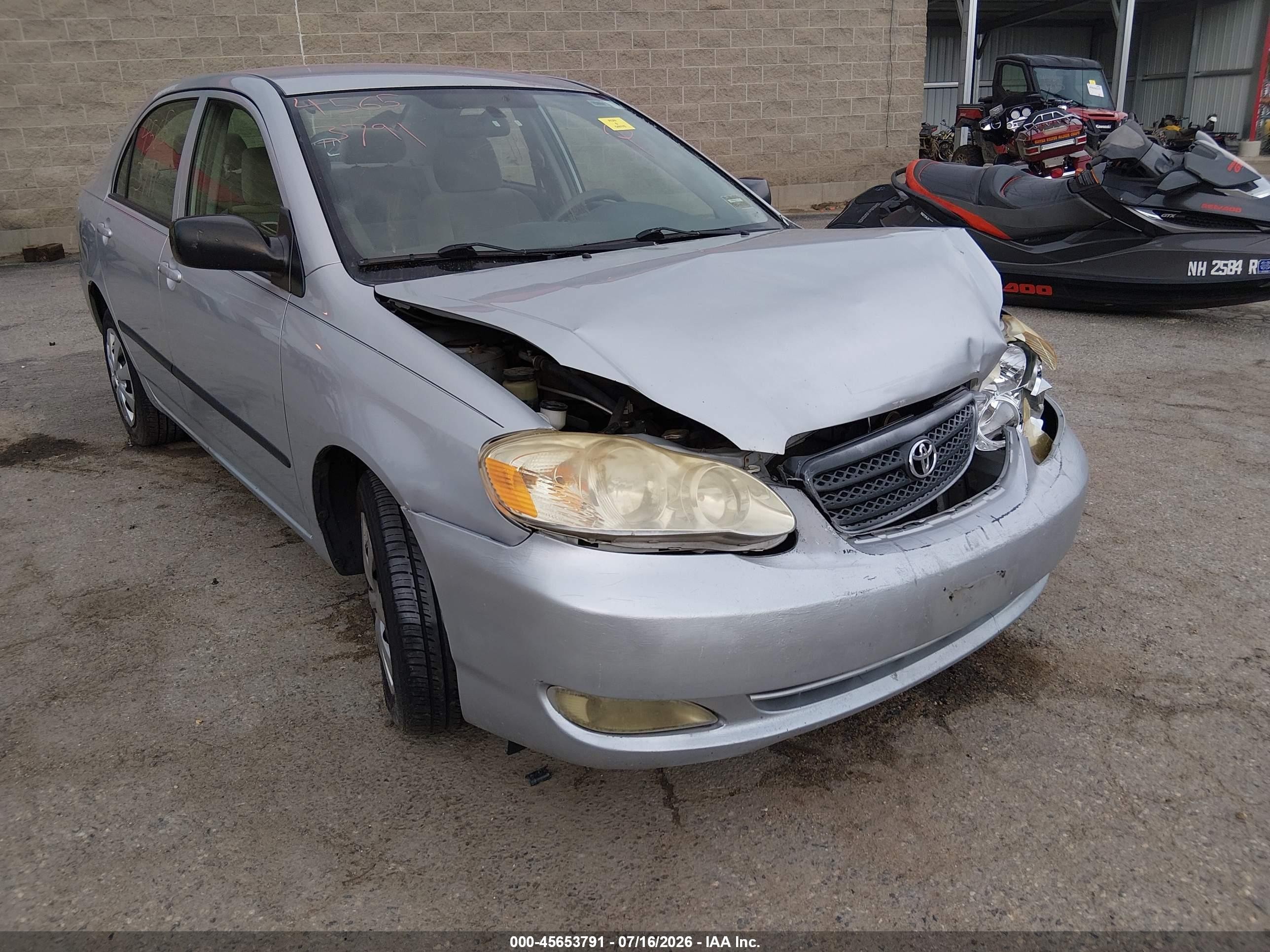 2006 Toyota Corolla Ce Серебряный vin: 2T1BR32E36C625810
