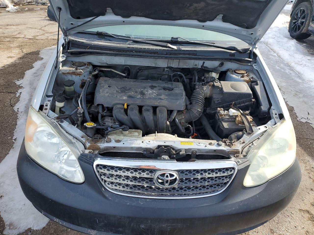 2006 Toyota Corolla Ce Silver vin: 2T1BR32E36C661531
