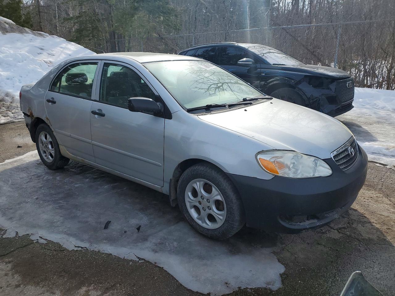 2006 Toyota Corolla Ce Silver vin: 2T1BR32E36C661531