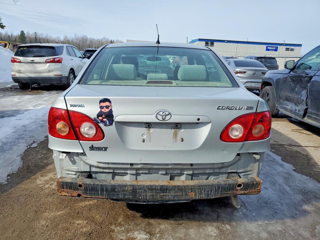 2006 Toyota Corolla Ce Silver vin: 2T1BR32E36C661531