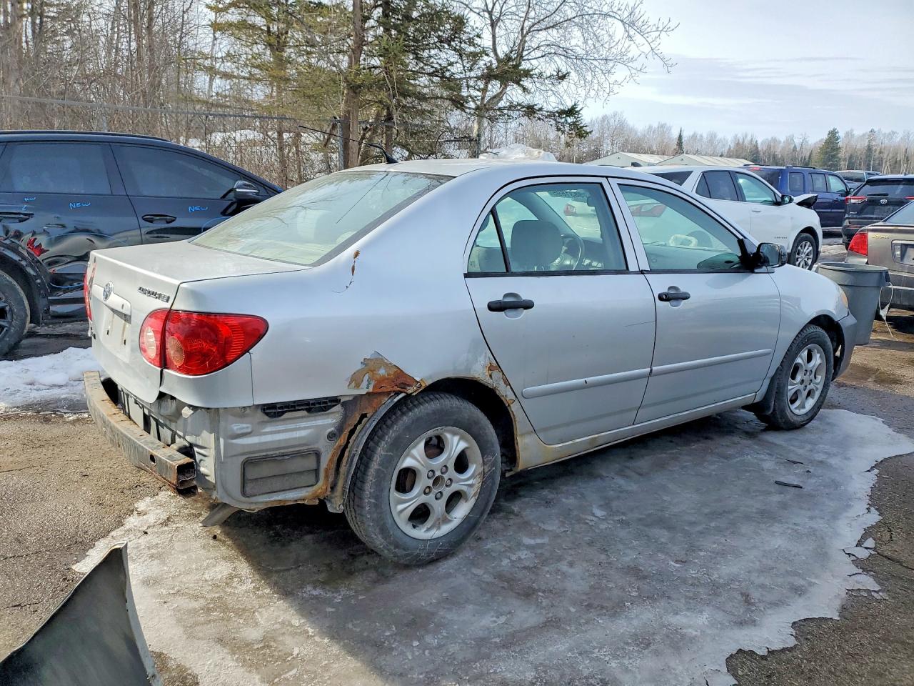 2006 Toyota Corolla Ce Silver vin: 2T1BR32E36C661531
