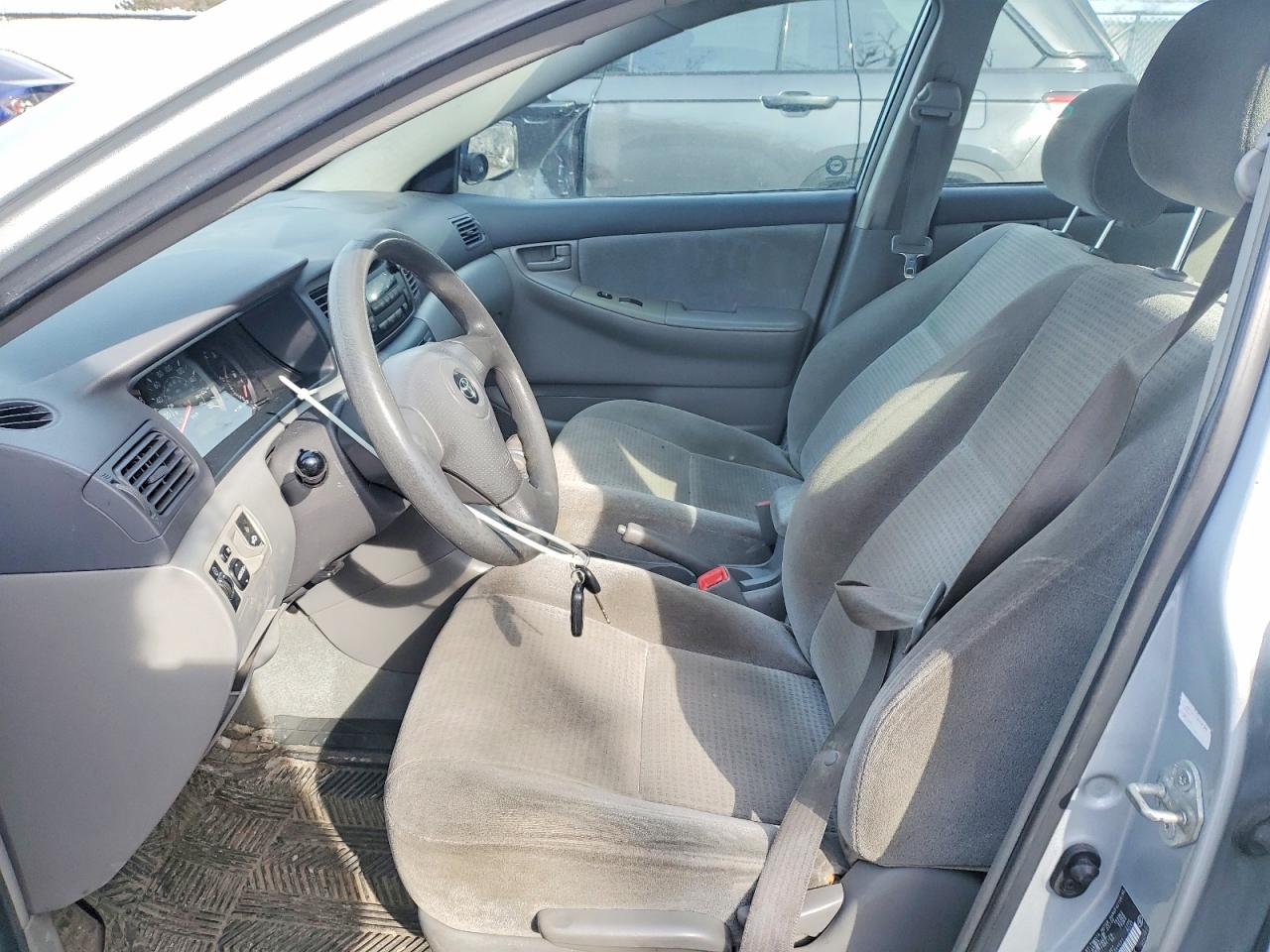 2006 Toyota Corolla Ce Silver vin: 2T1BR32E36C661531