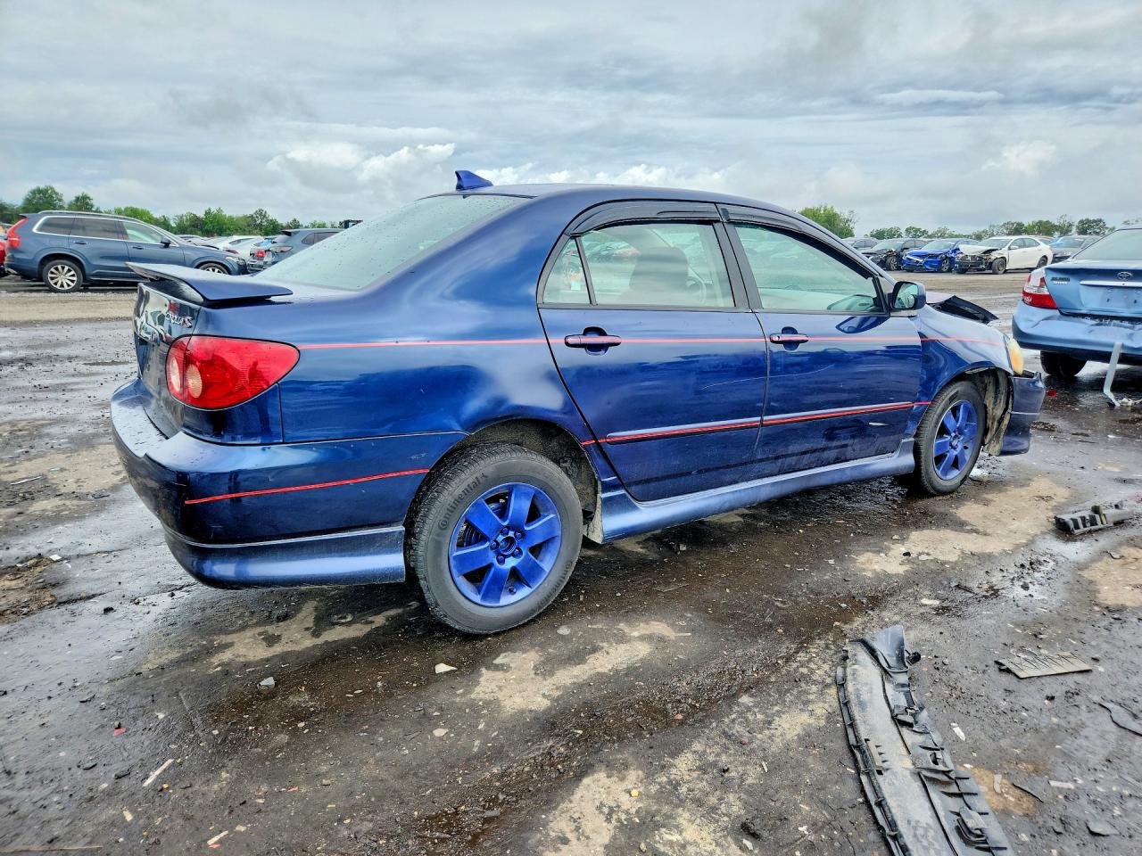 2006 Toyota Corolla S Blue vin: 2T1BR32E36C684548