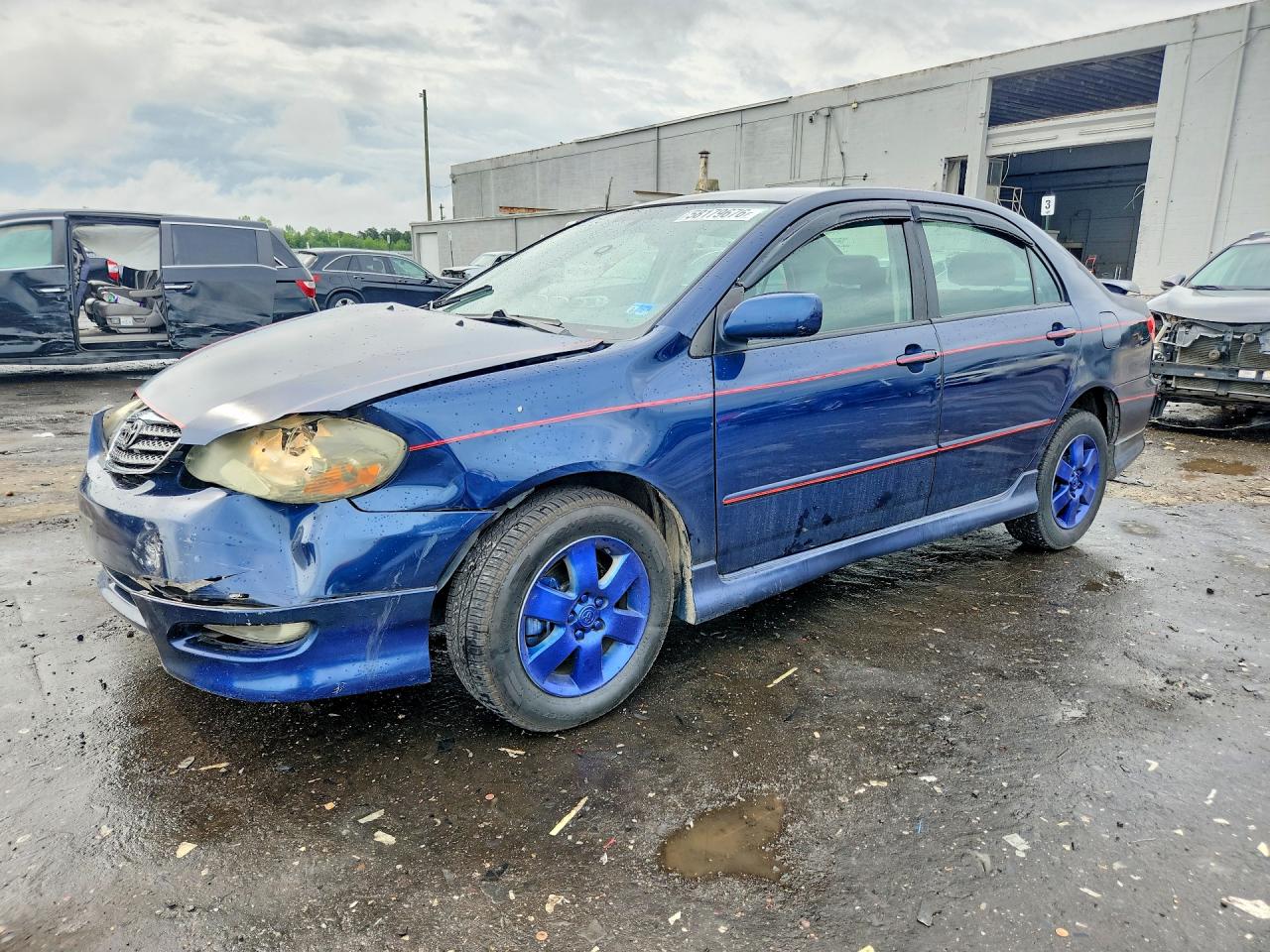 2006 Toyota Corolla S Blue vin: 2T1BR32E36C684548
