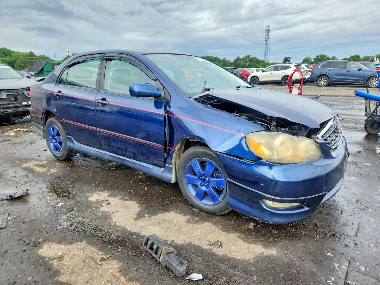 2006 Toyota Corolla S Blue vin: 2T1BR32E36C684548