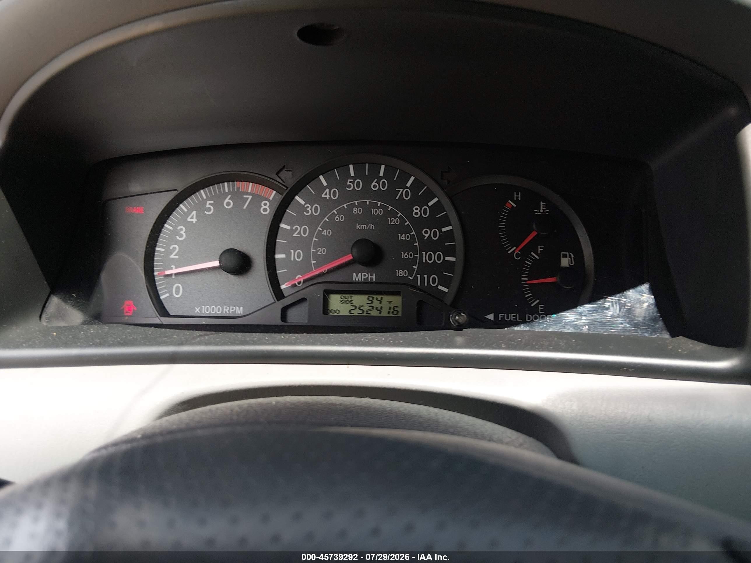 2006 Toyota Corolla Ce Blue vin: 2T1BR32E36C686588
