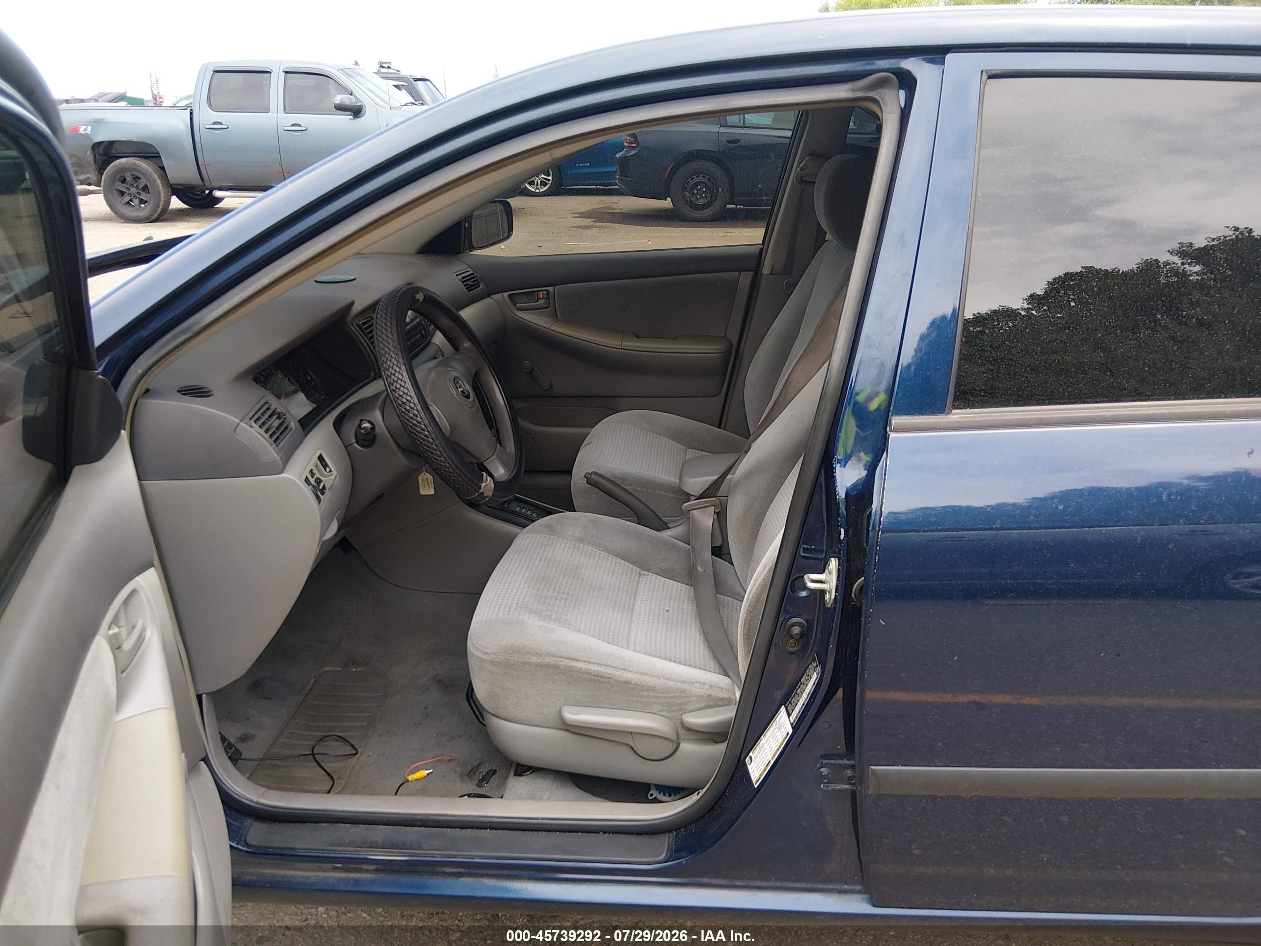 2006 Toyota Corolla Ce Blue vin: 2T1BR32E36C686588