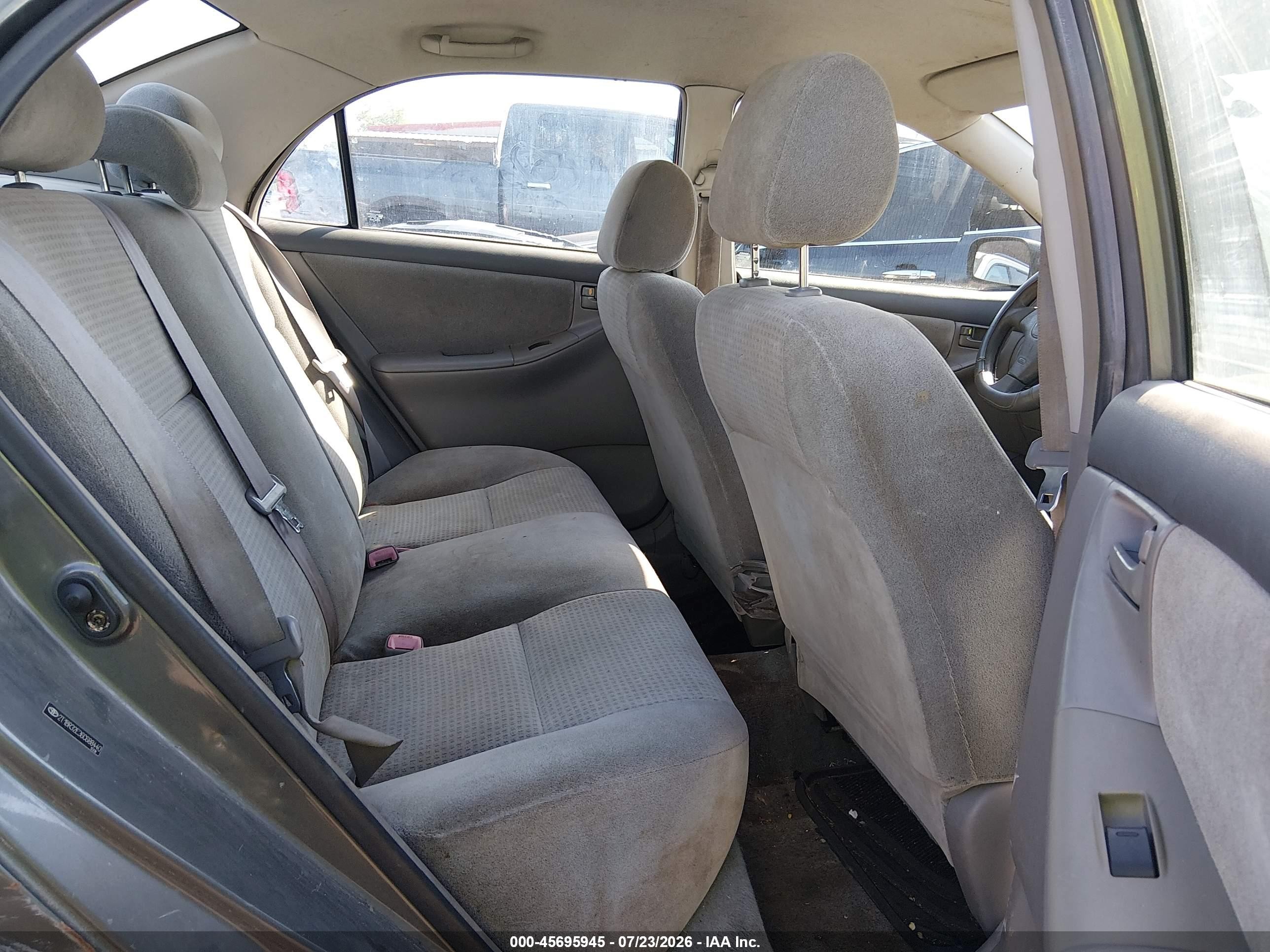 2006 Toyota Corolla Ce Gray vin: 2T1BR32E36C688440
