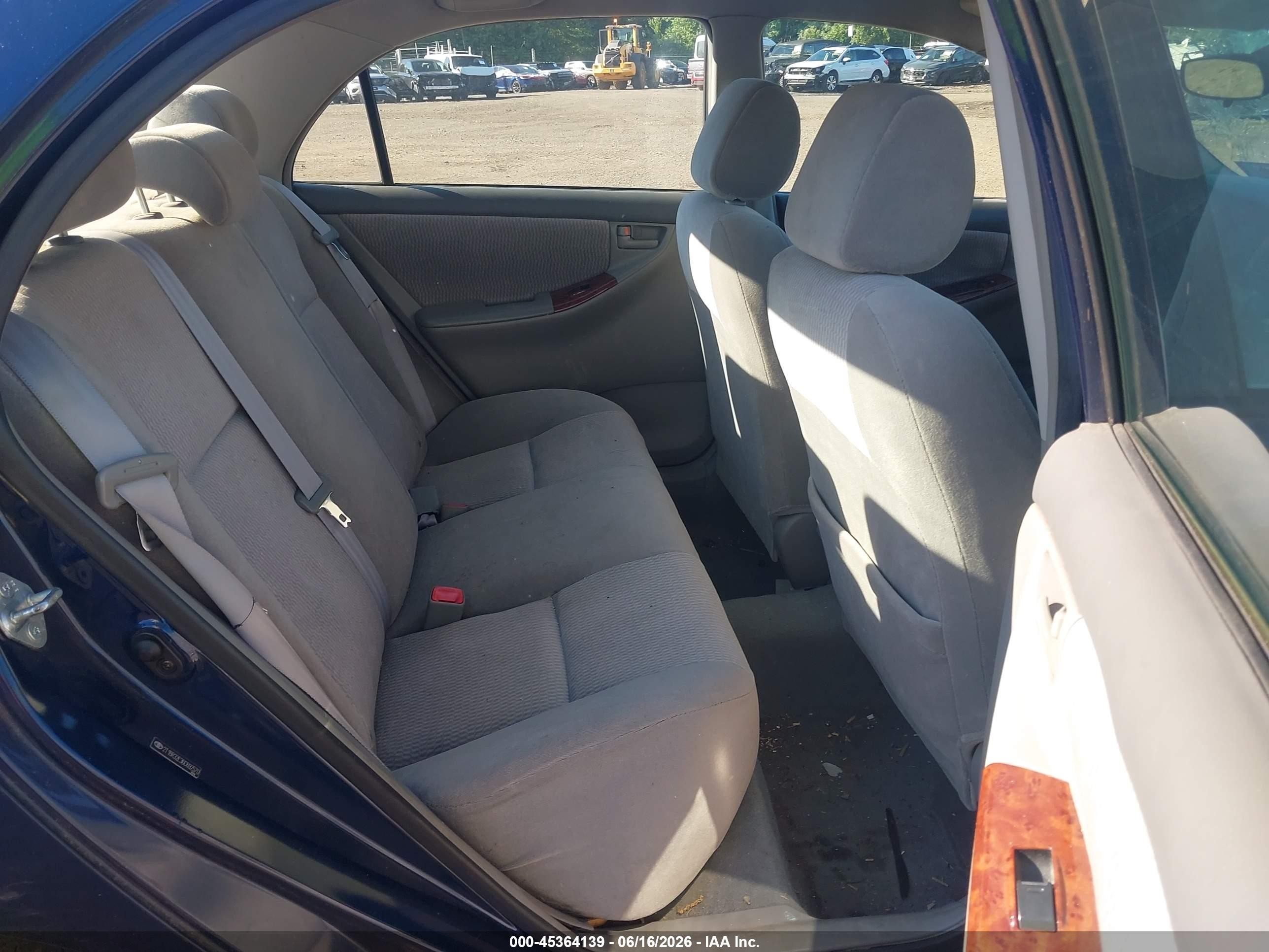 2006 Toyota Corolla Le Dark Blue vin: 2T1BR32E36C692570