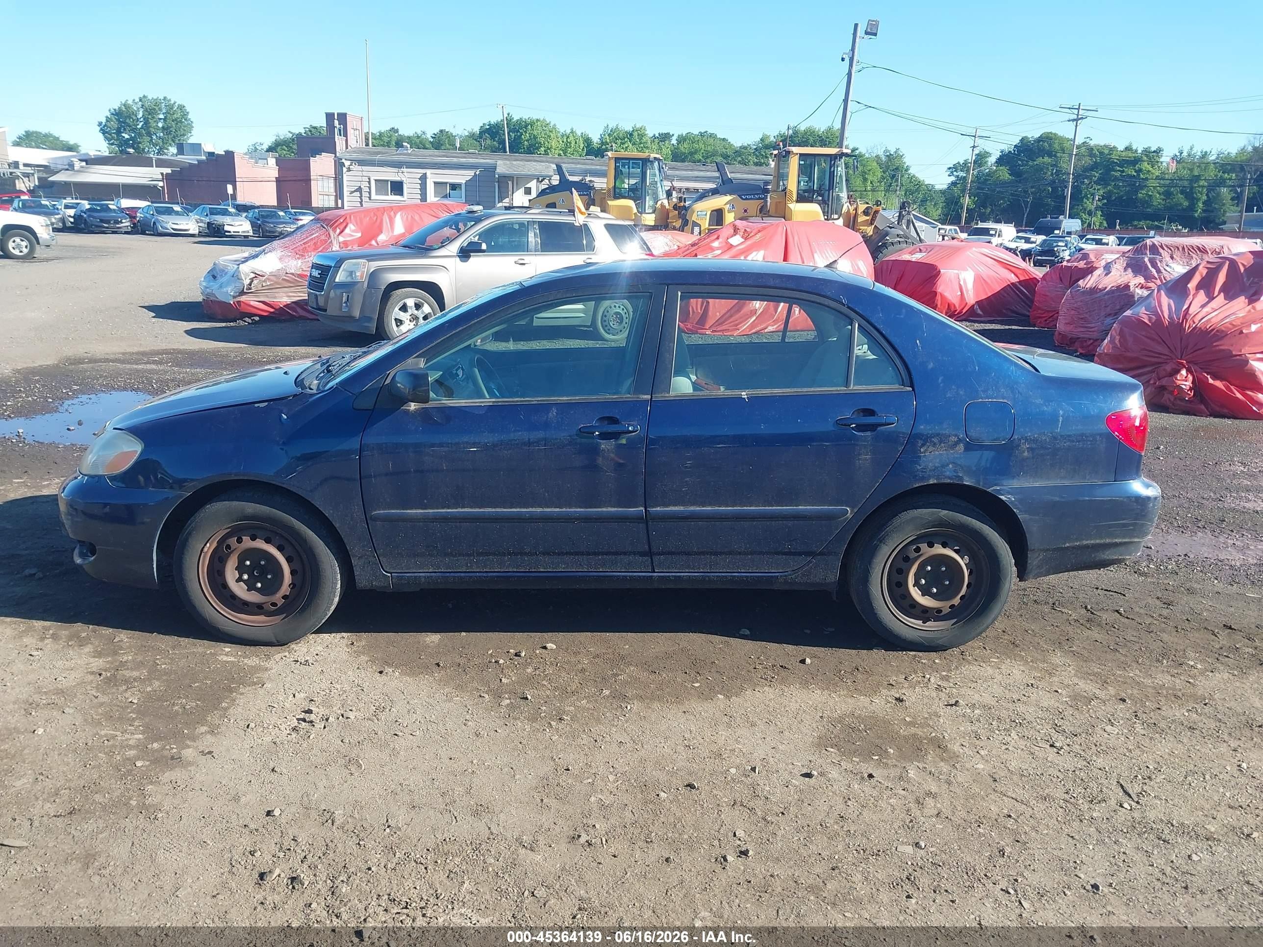2006 Toyota Corolla Le Dark Blue vin: 2T1BR32E36C692570