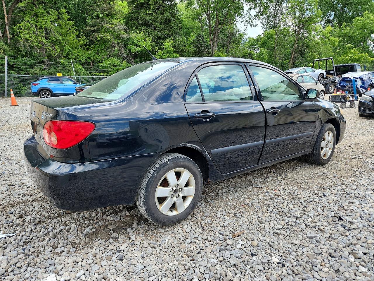 2006 Toyota Corolla Ce Black vin: 2T1BR32E36C697347