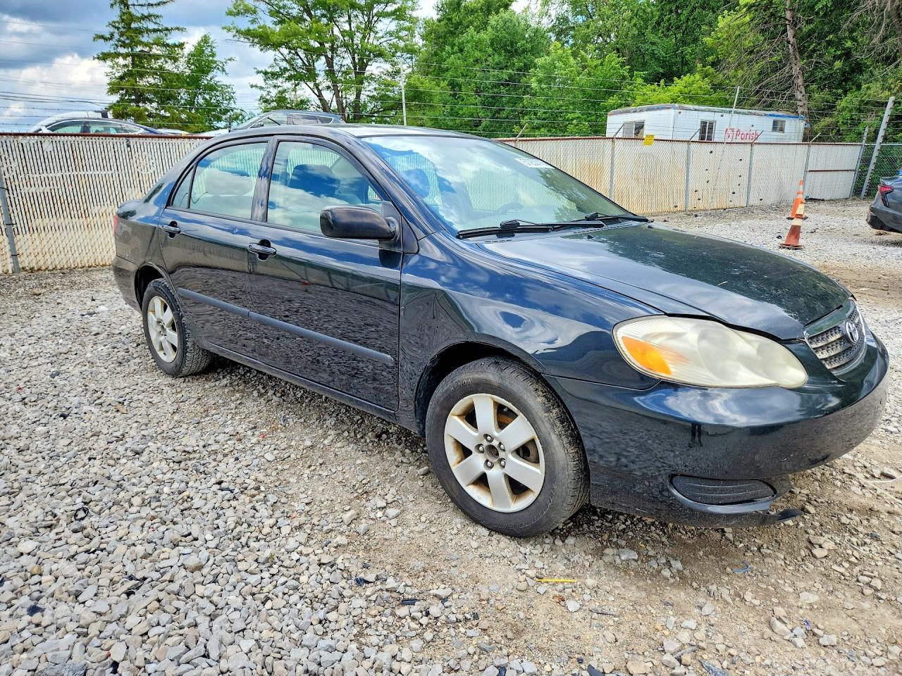 2006 Toyota Corolla Ce Black vin: 2T1BR32E36C697347