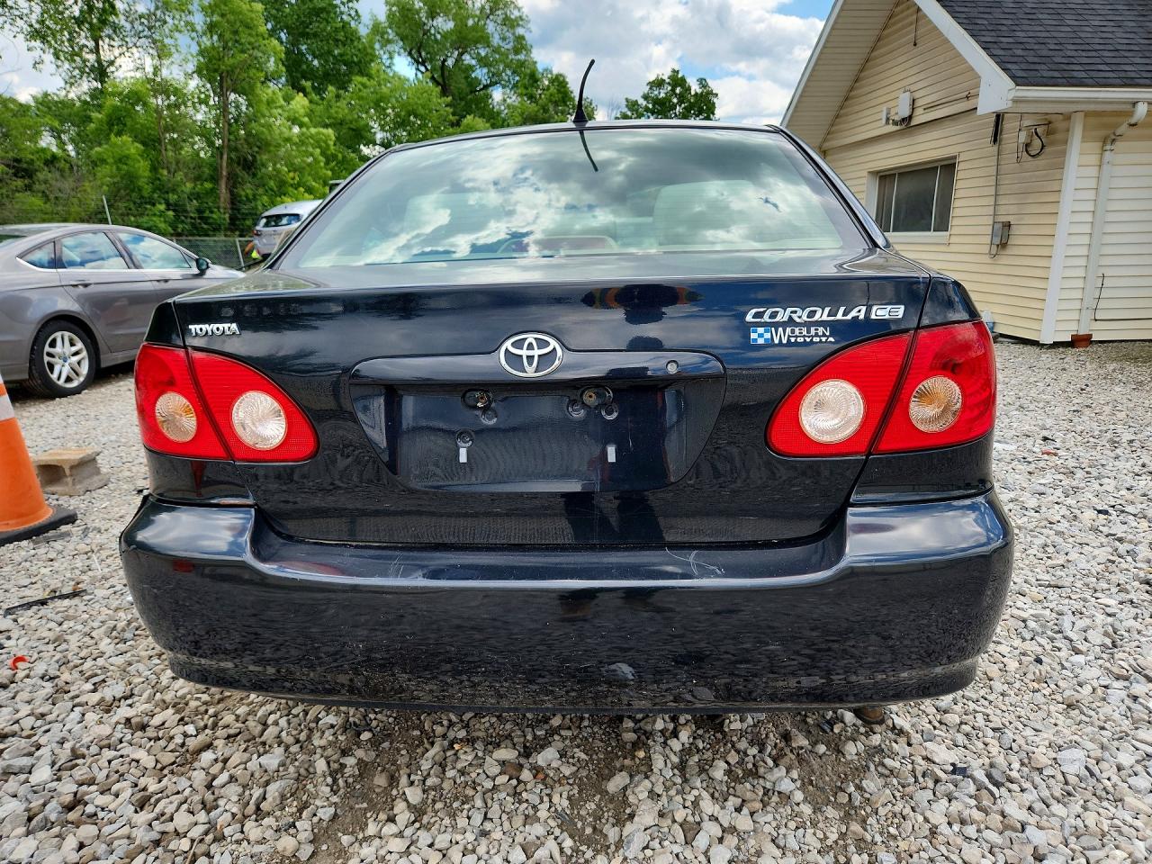 2006 Toyota Corolla Ce Black vin: 2T1BR32E36C697347