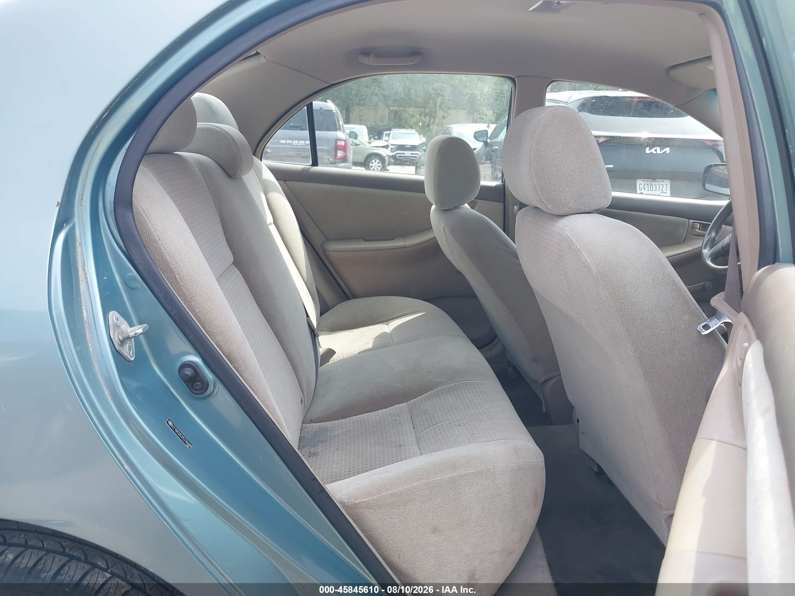 2007 Toyota Corolla Ce Green vin: 2T1BR32E37C726489