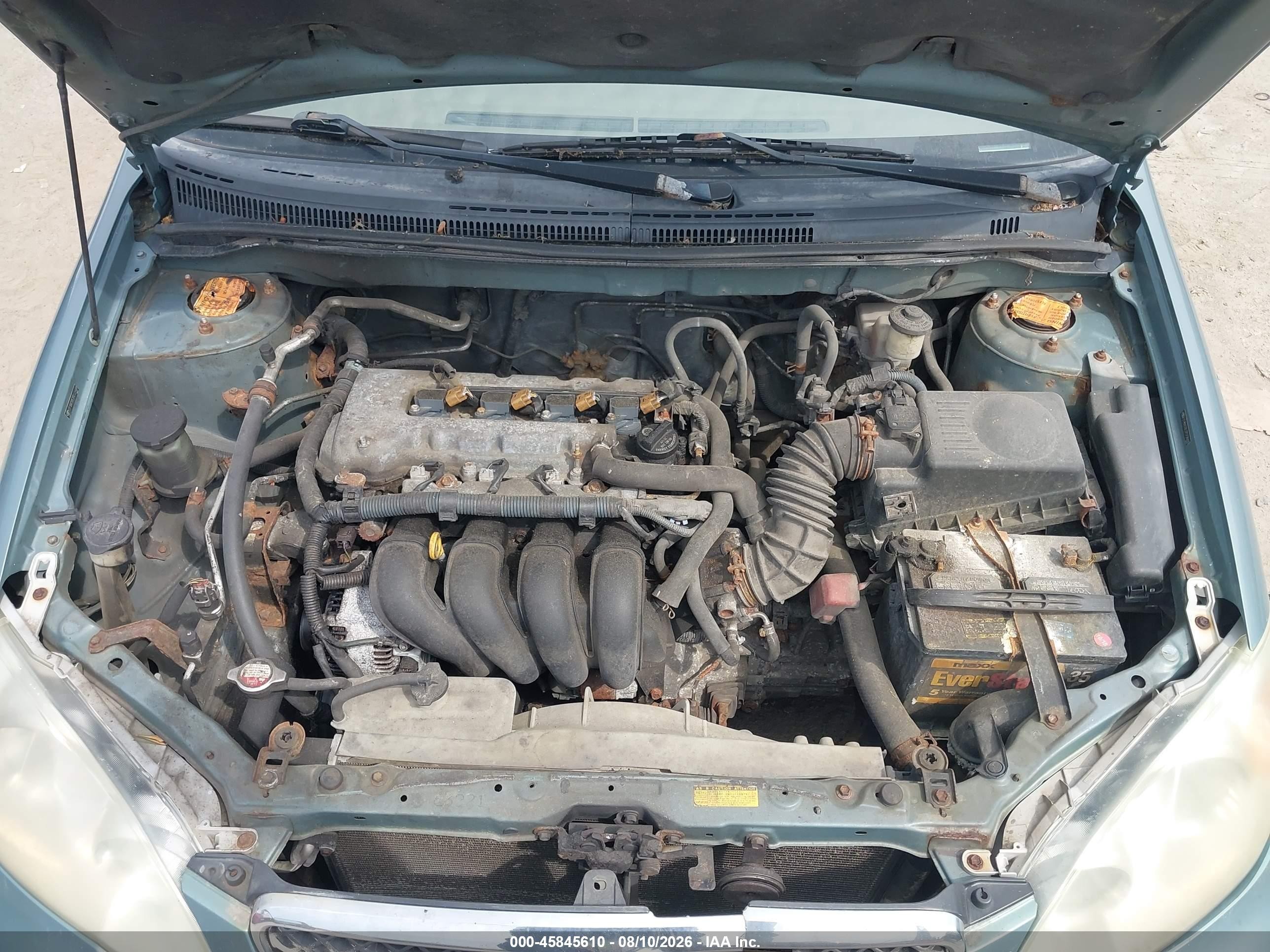 2007 Toyota Corolla Ce Green vin: 2T1BR32E37C726489