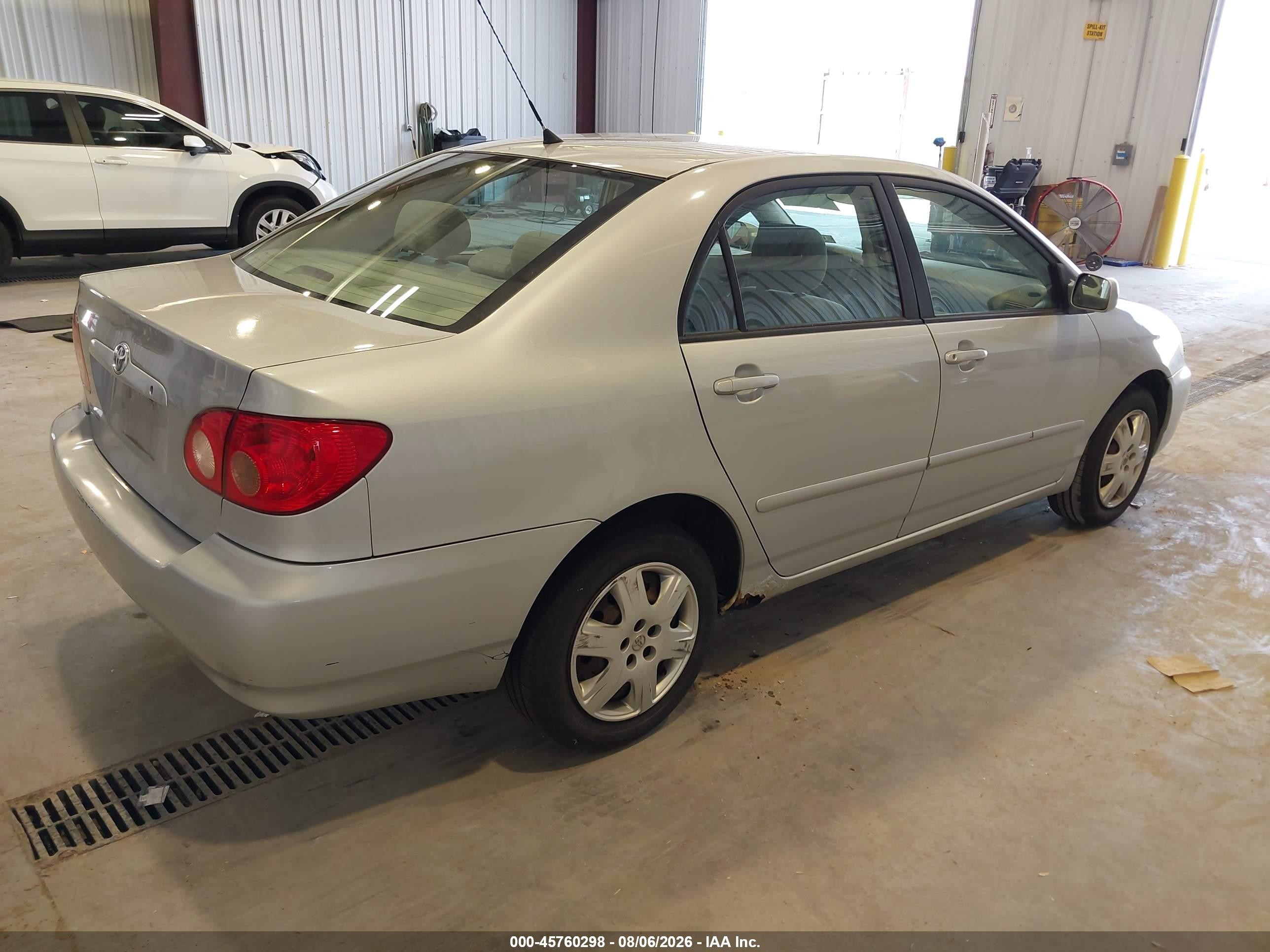 2007 Toyota Corolla Le Silver vin: 2T1BR32E37C726637