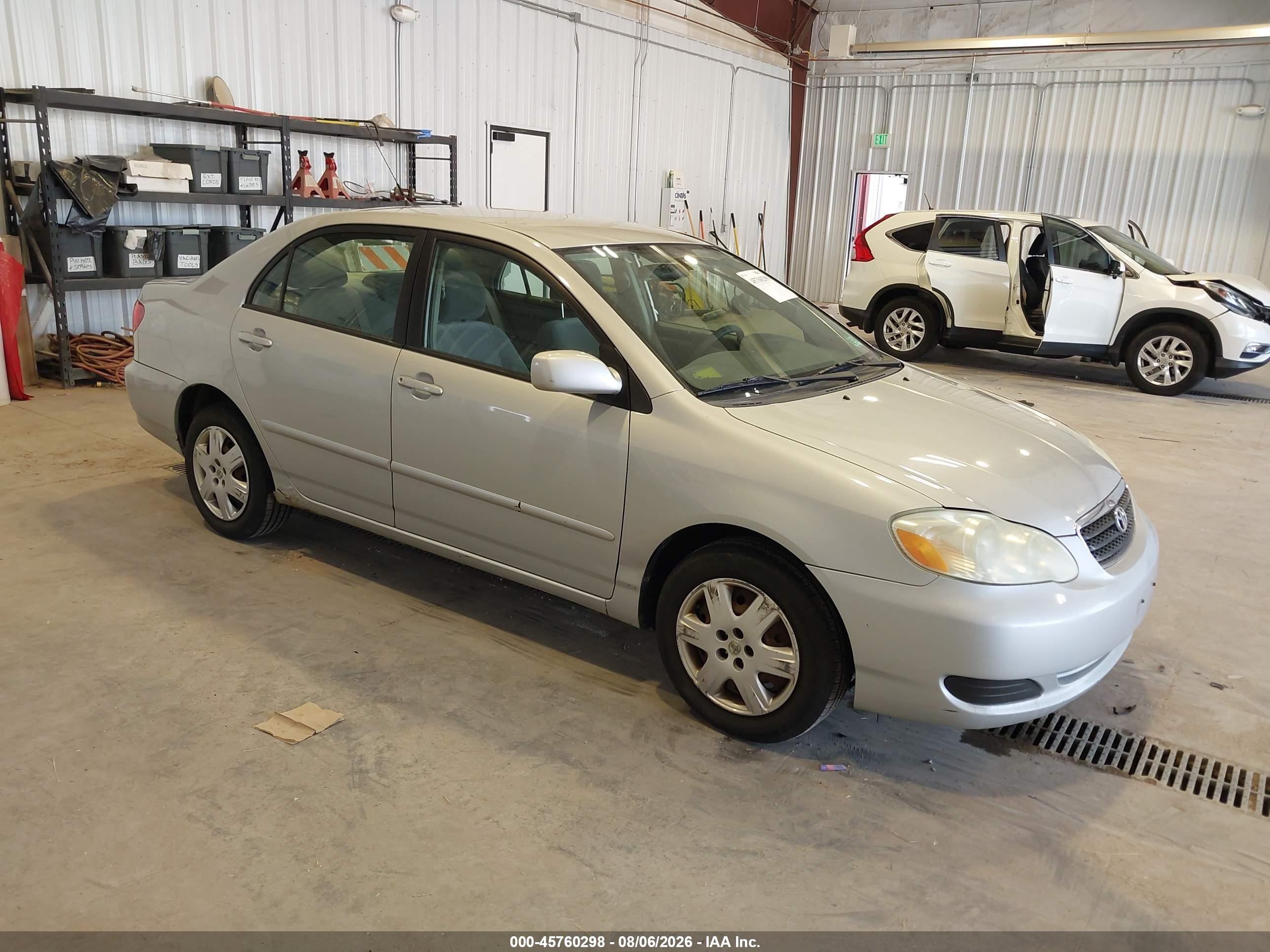 2007 Toyota Corolla Le Silver vin: 2T1BR32E37C726637