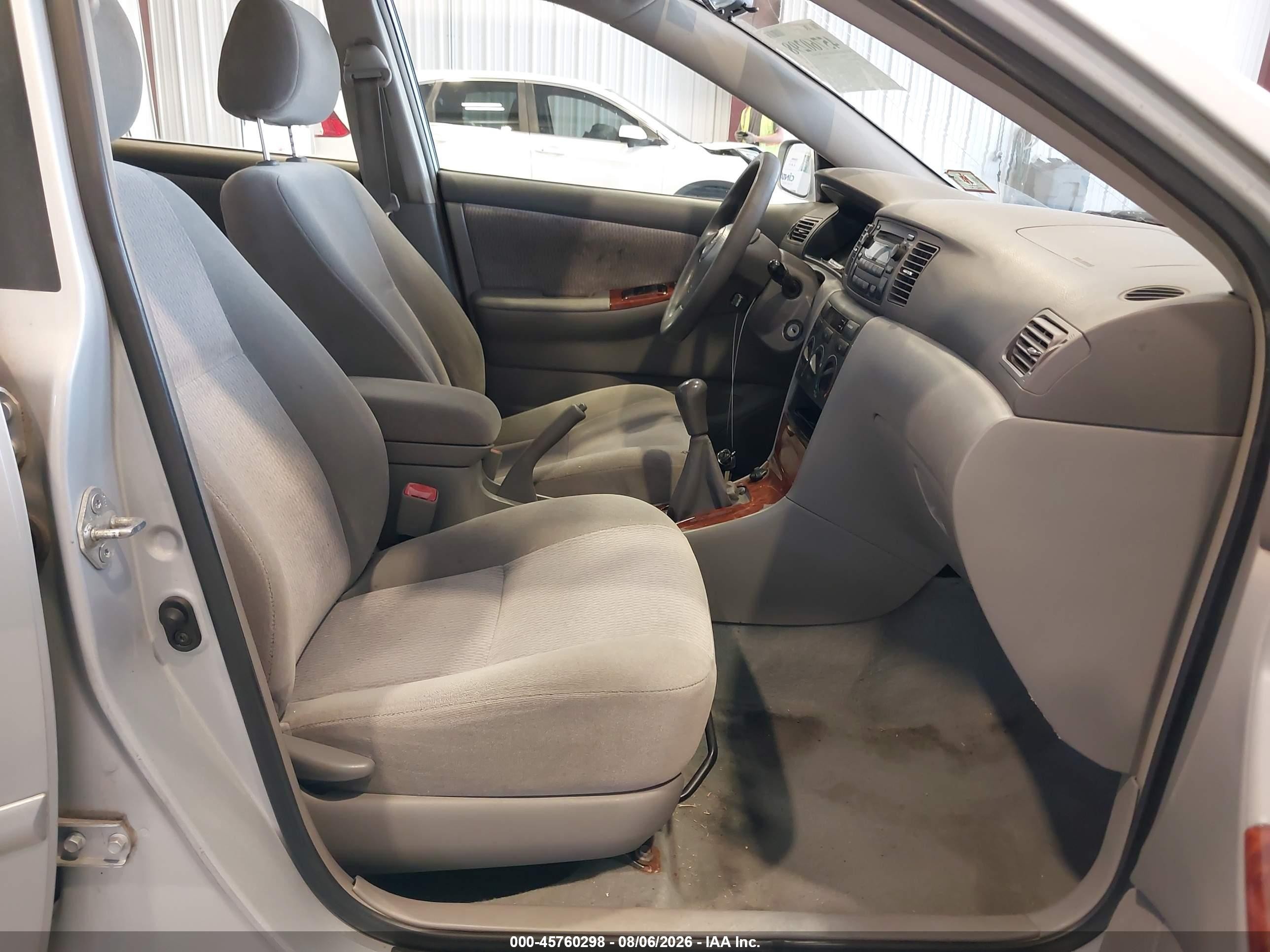 2007 Toyota Corolla Le Silver vin: 2T1BR32E37C726637