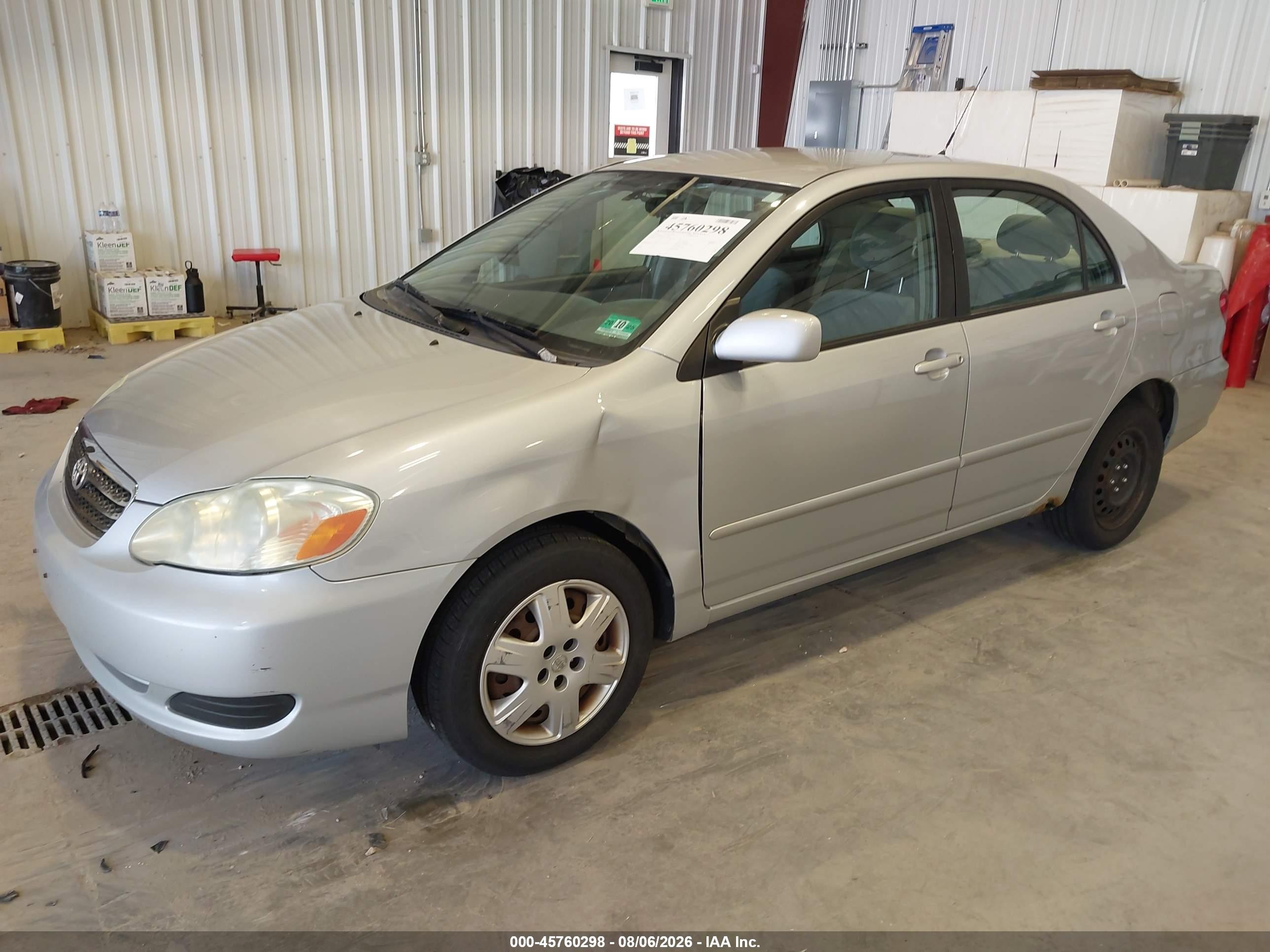 2007 Toyota Corolla Le Silver vin: 2T1BR32E37C726637