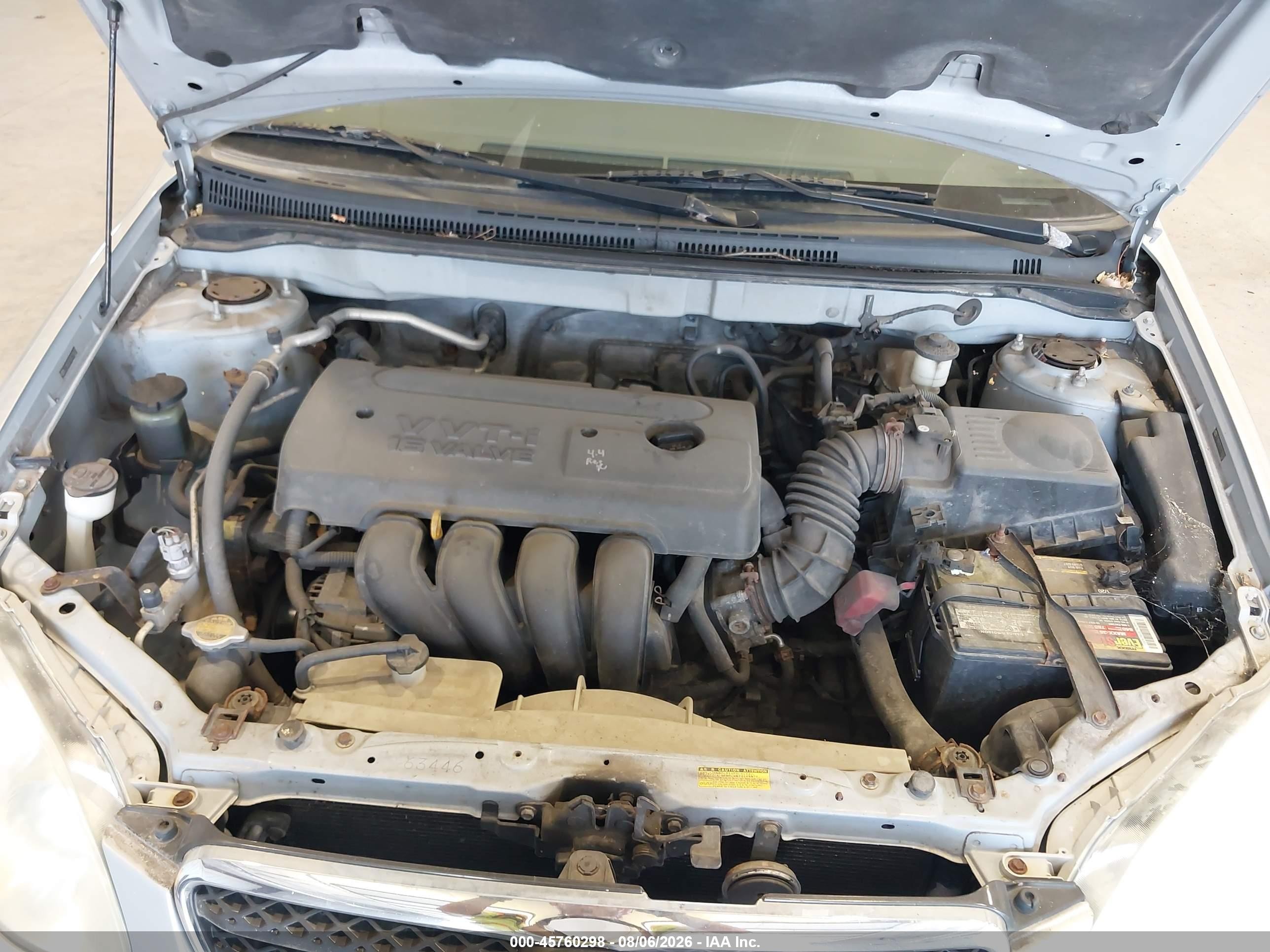 2007 Toyota Corolla Le Silver vin: 2T1BR32E37C726637